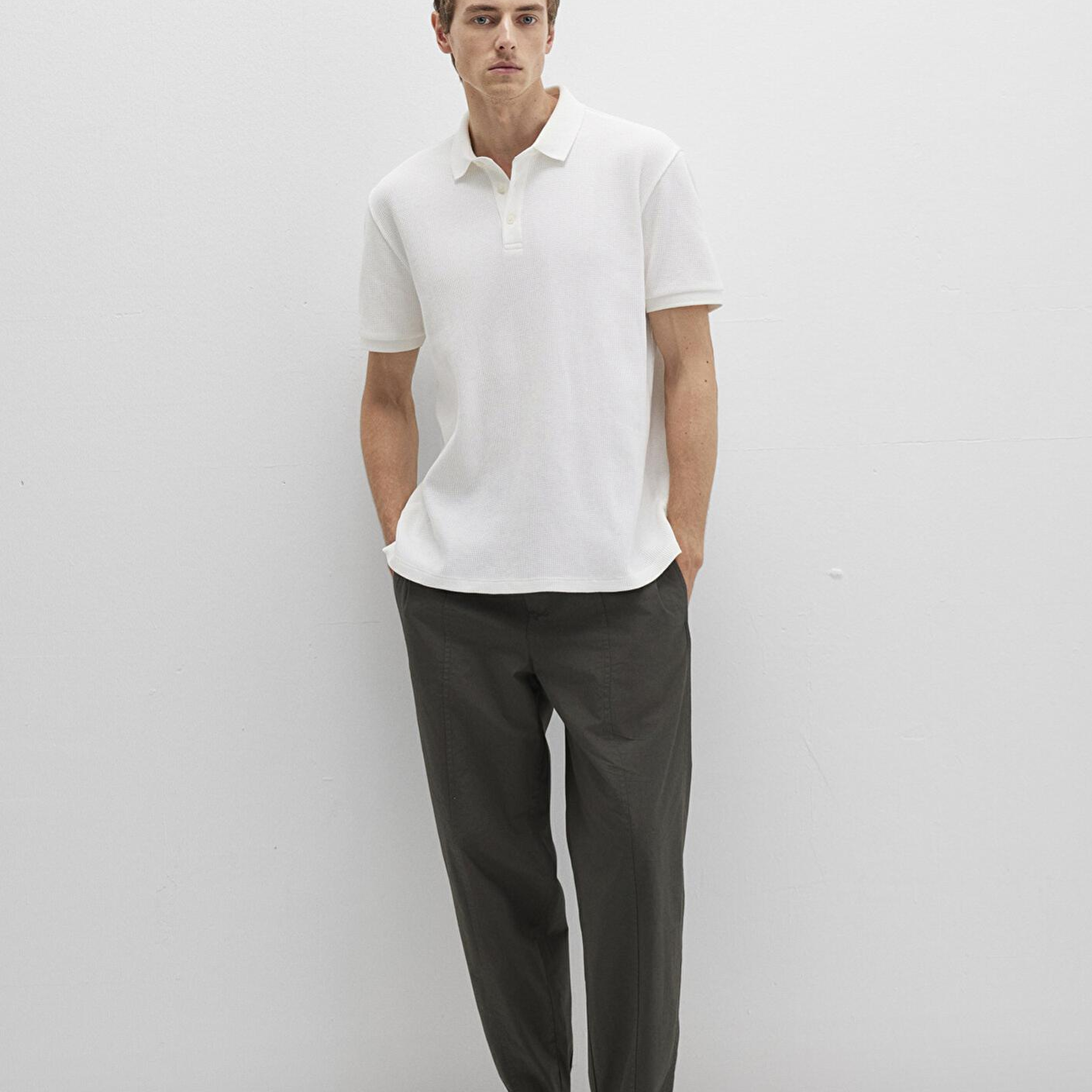 Mavi Beli Lastikli Antrasit Jogger Pantolon 0010190-86764