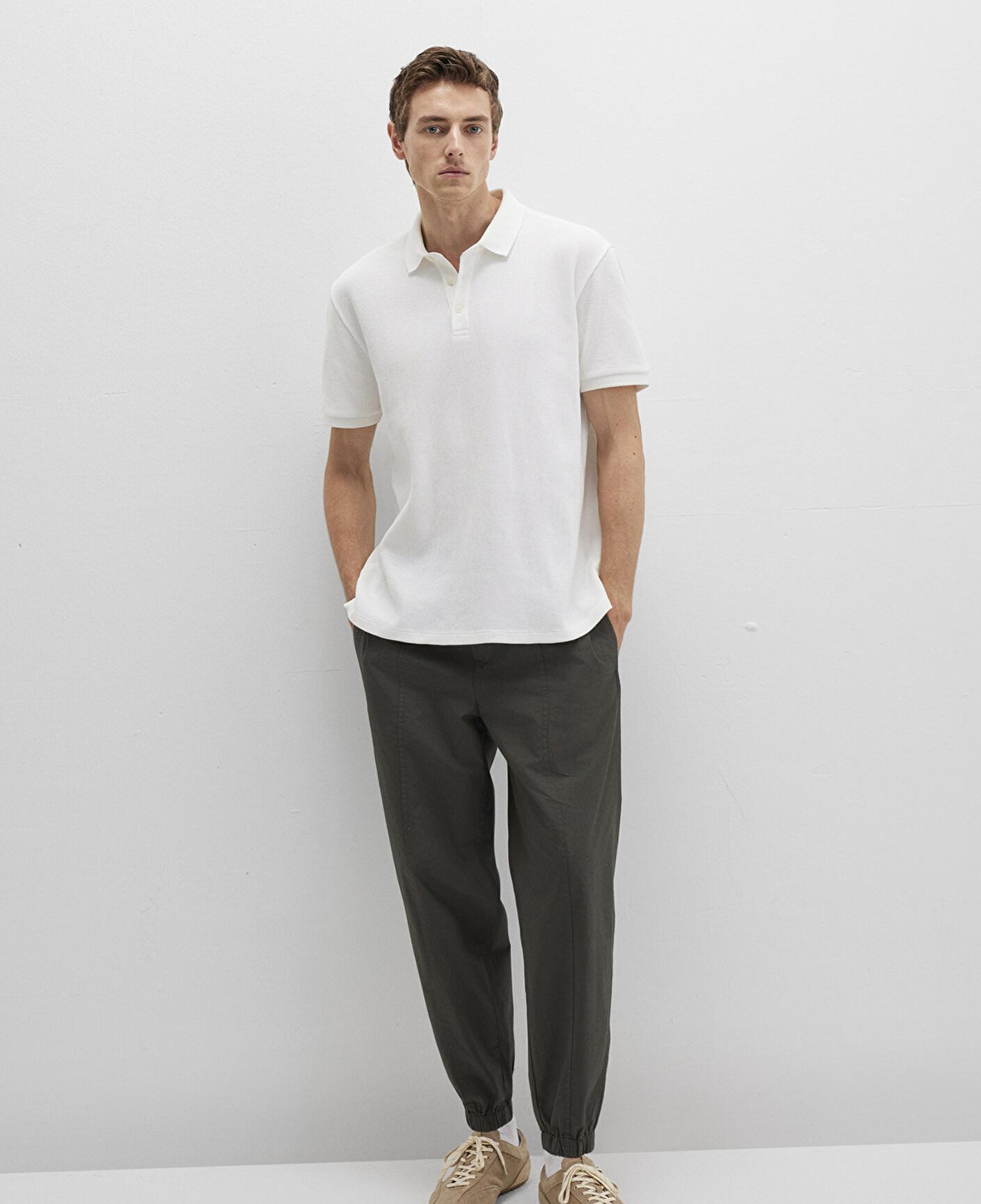 Mavi Beli Lastikli Antrasit Jogger Pantolon 0010190-86764