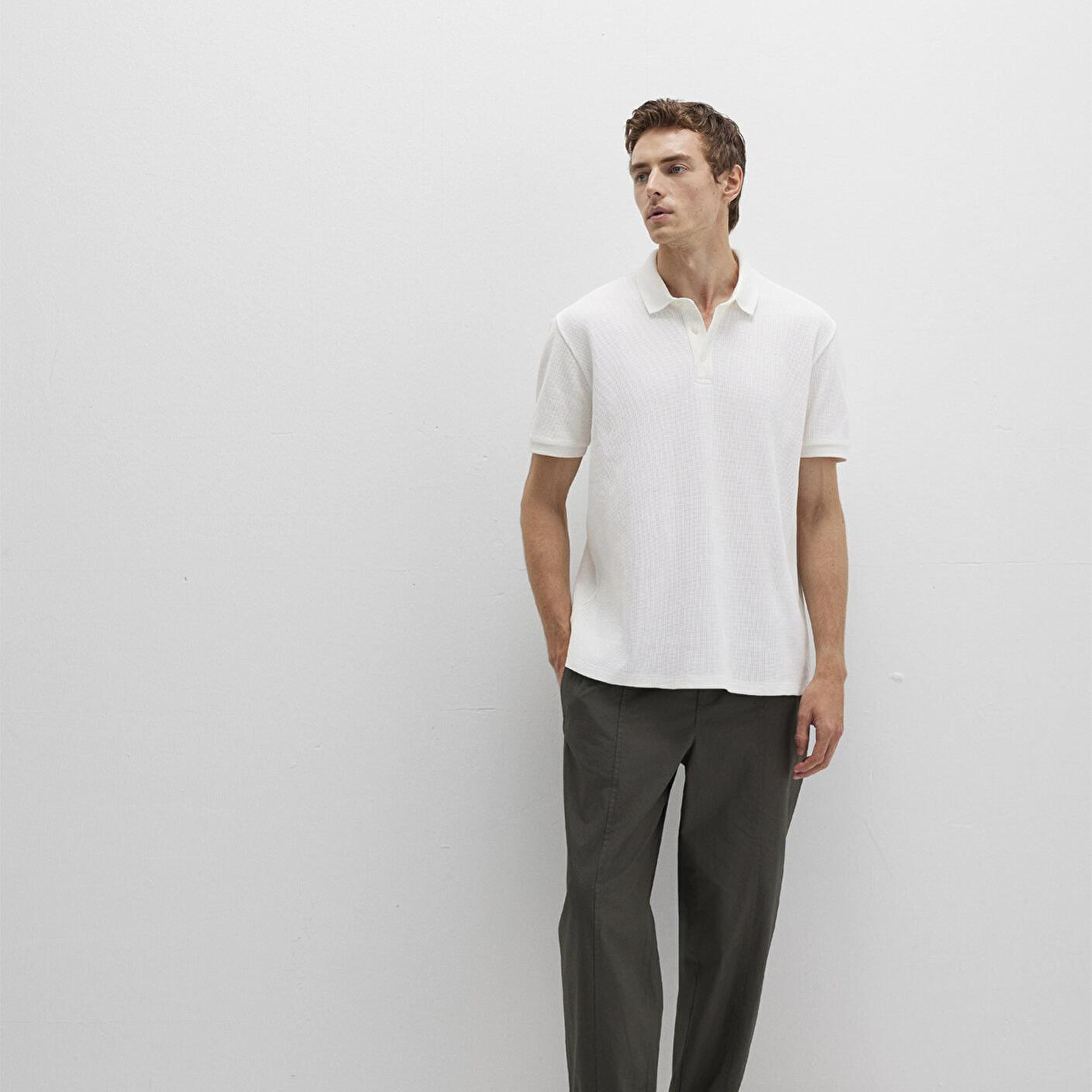 Mavi Beli Lastikli Antrasit Jogger Pantolon 0010190-86764