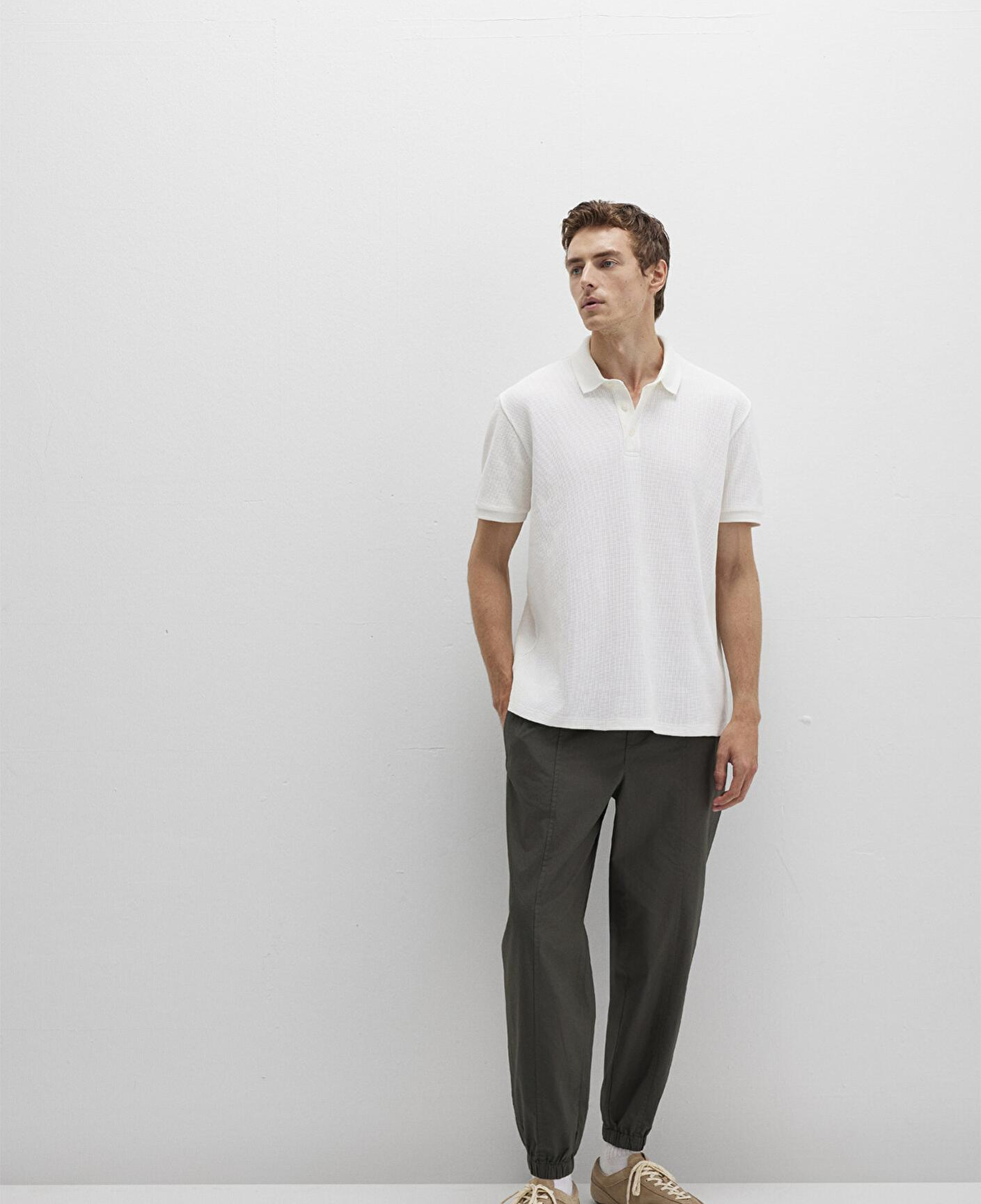 Mavi Beli Lastikli Antrasit Jogger Pantolon 0010190-86764