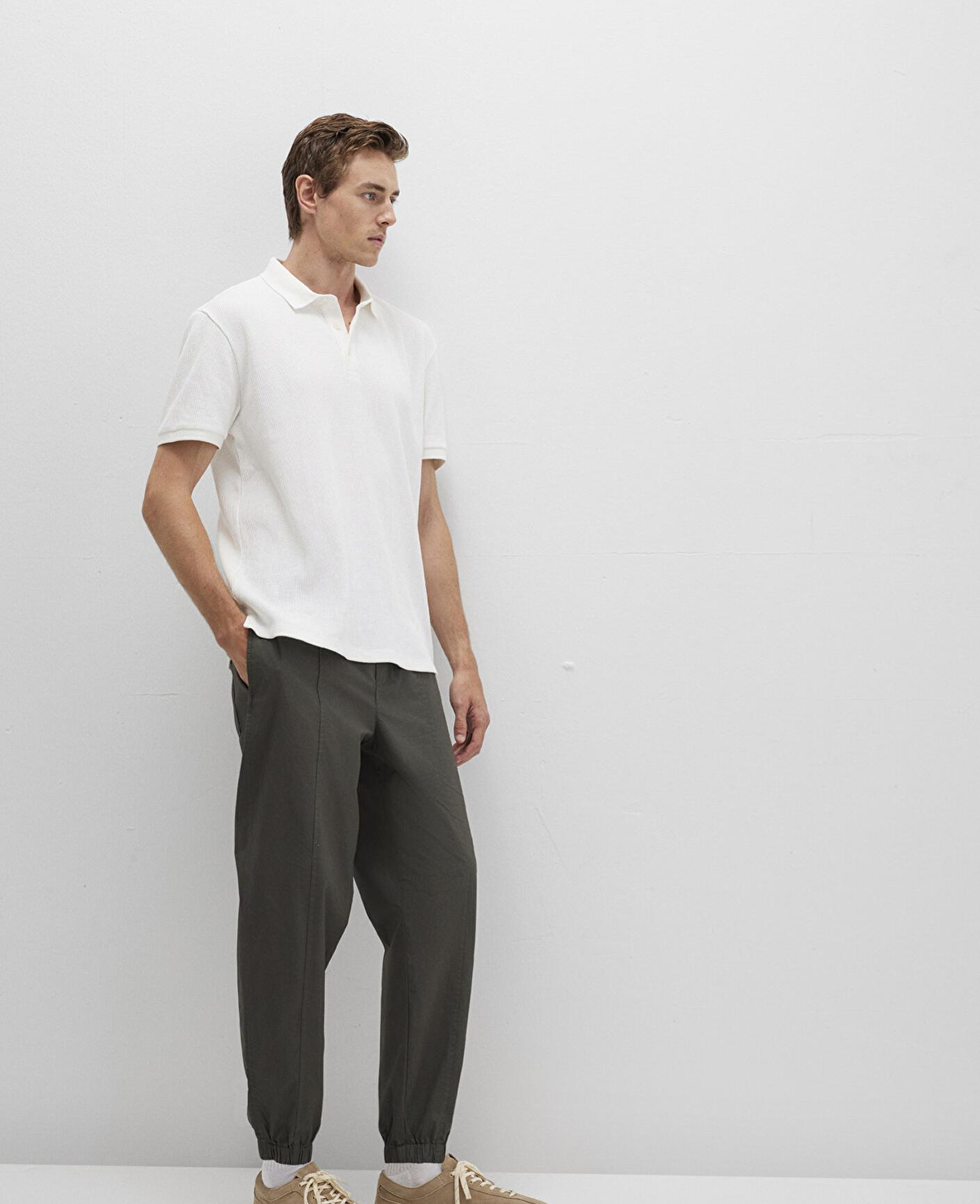 Mavi Beli Lastikli Antrasit Jogger Pantolon 0010190-86764