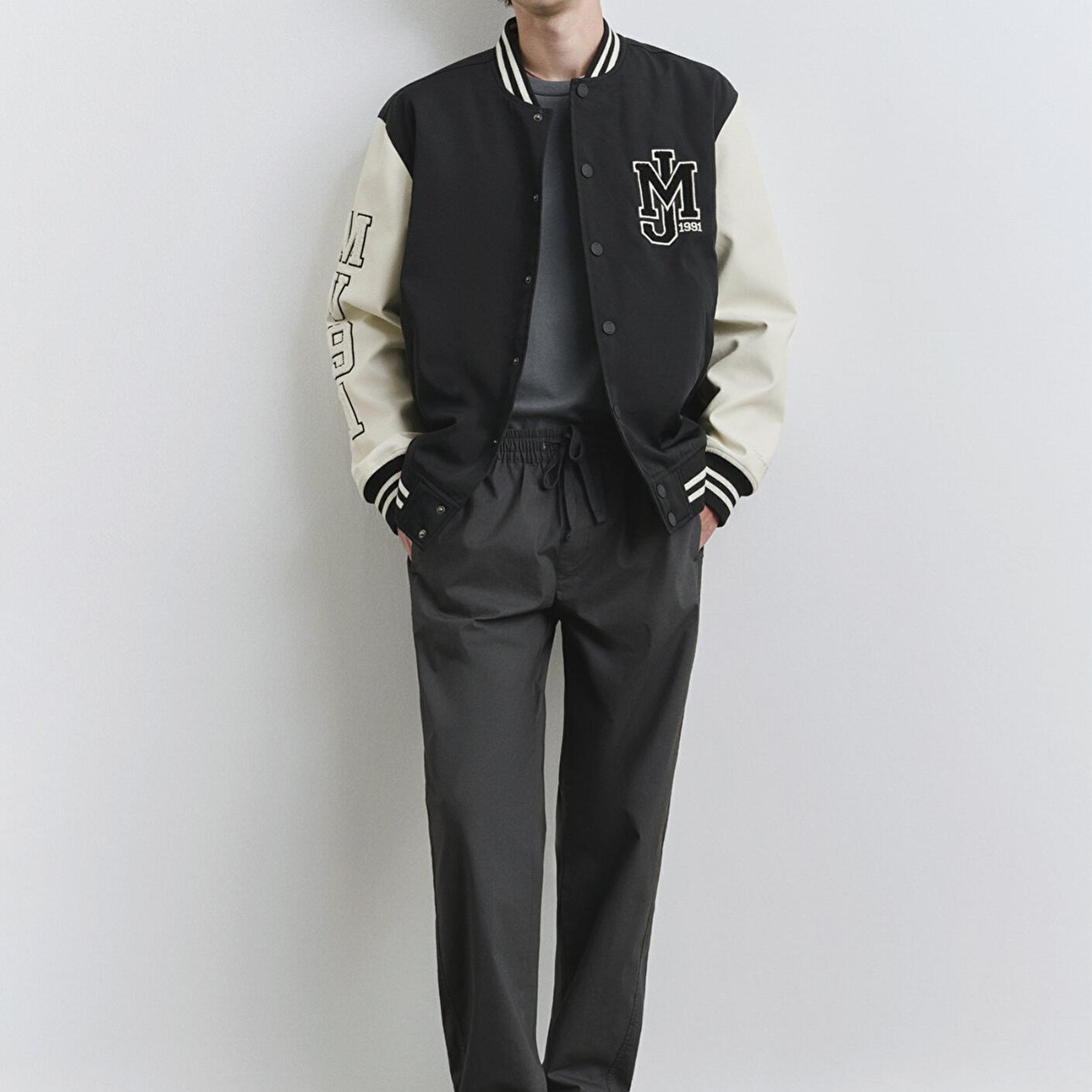 Mavi Dikiş Detaylı Antrasit Pantolon 0010477-80106