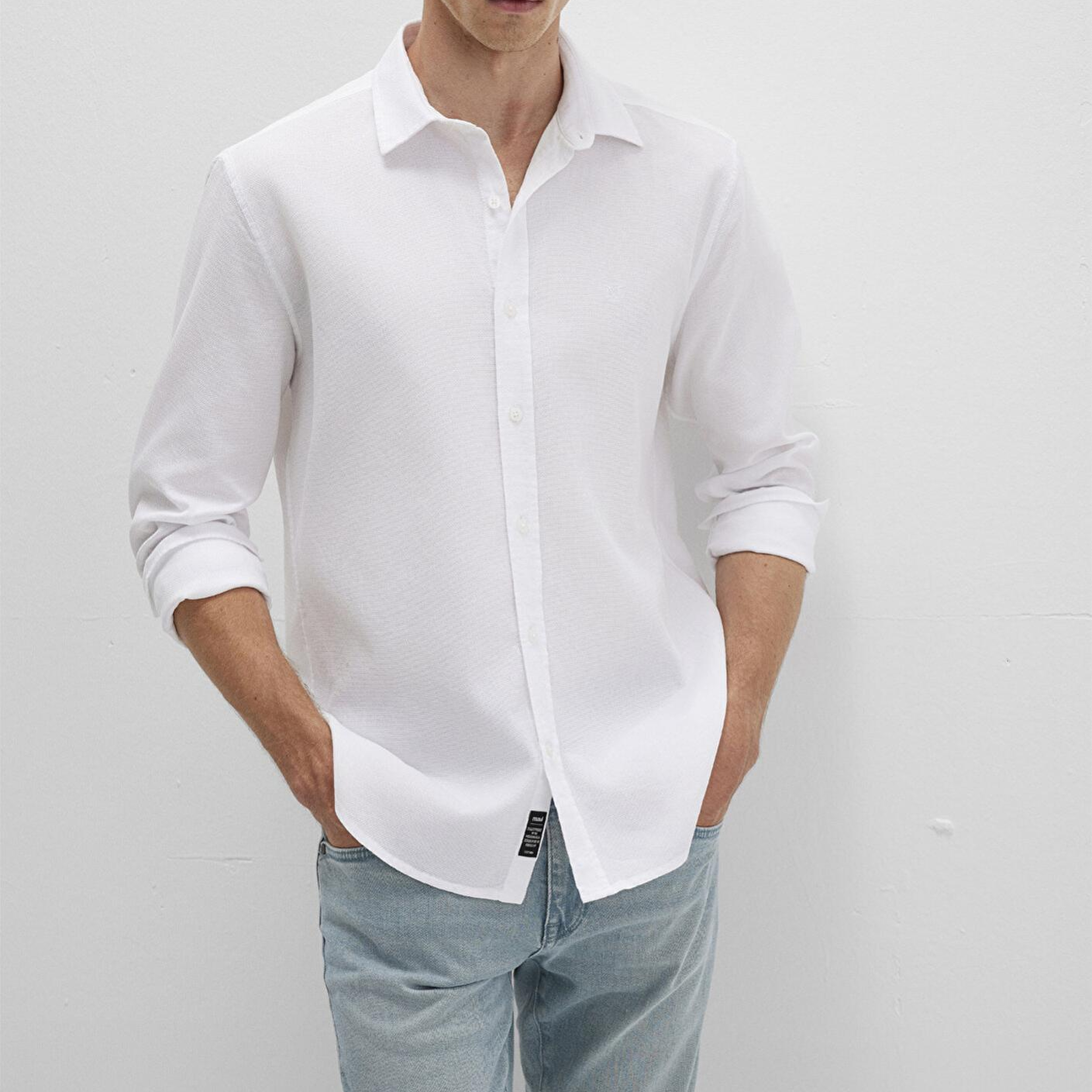 Mavi Beyaz Gömlek Slim Fit / Dar Kesim 0211656-620