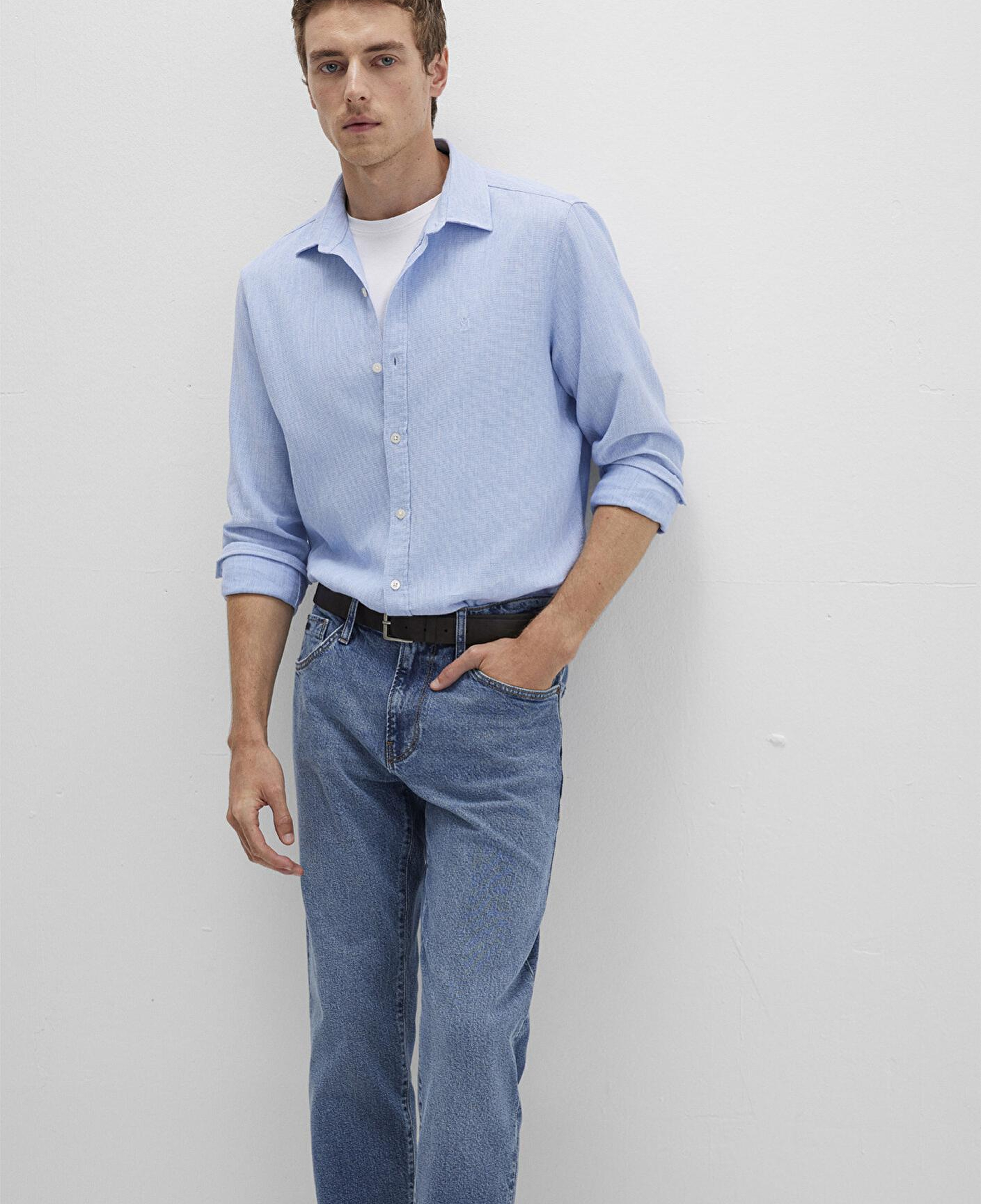 Mavi Mavi Gömlek Slim Fit / Dar Kesim 0211656-88654