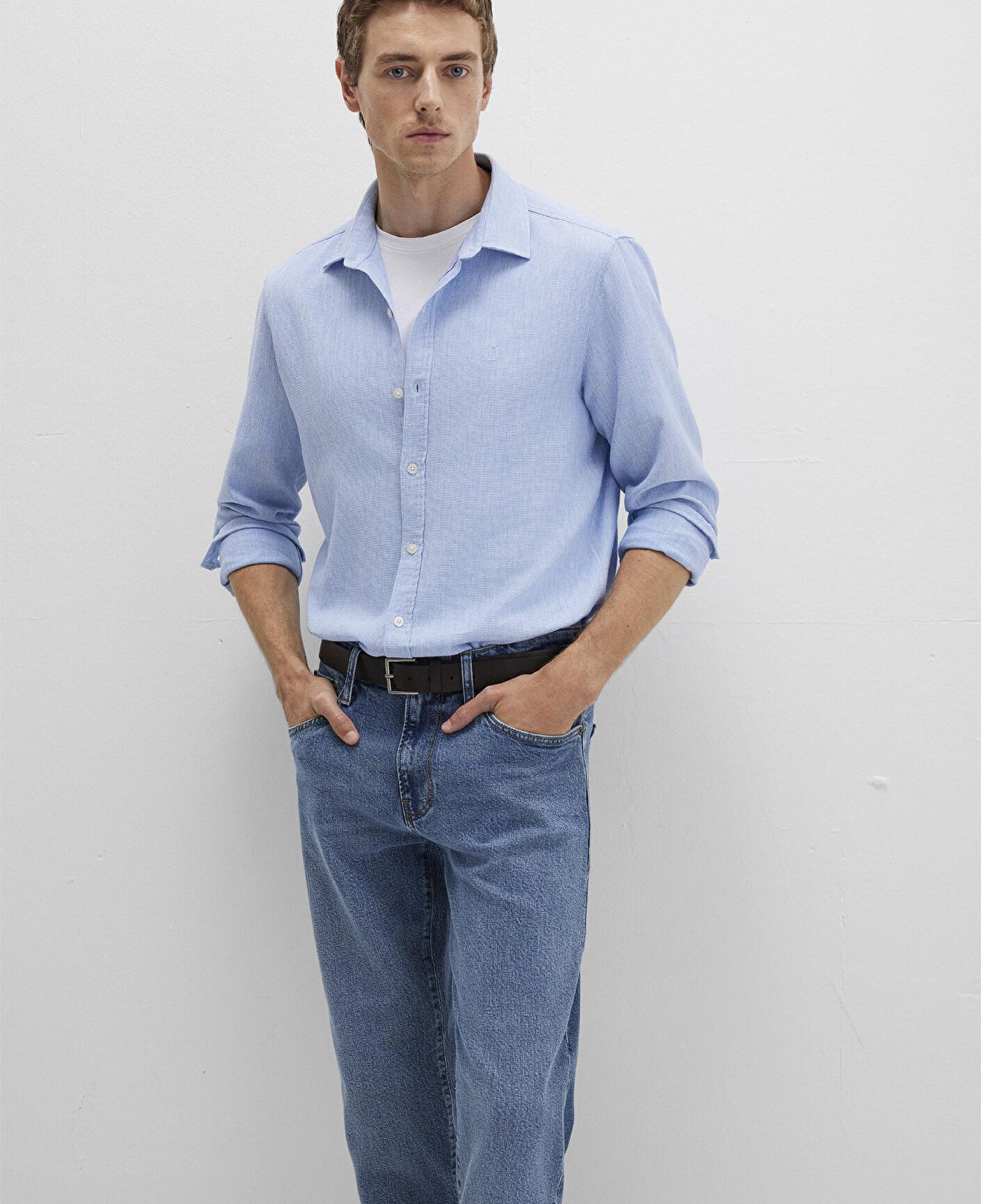 Mavi Mavi Gömlek Slim Fit / Dar Kesim 0211656-88654