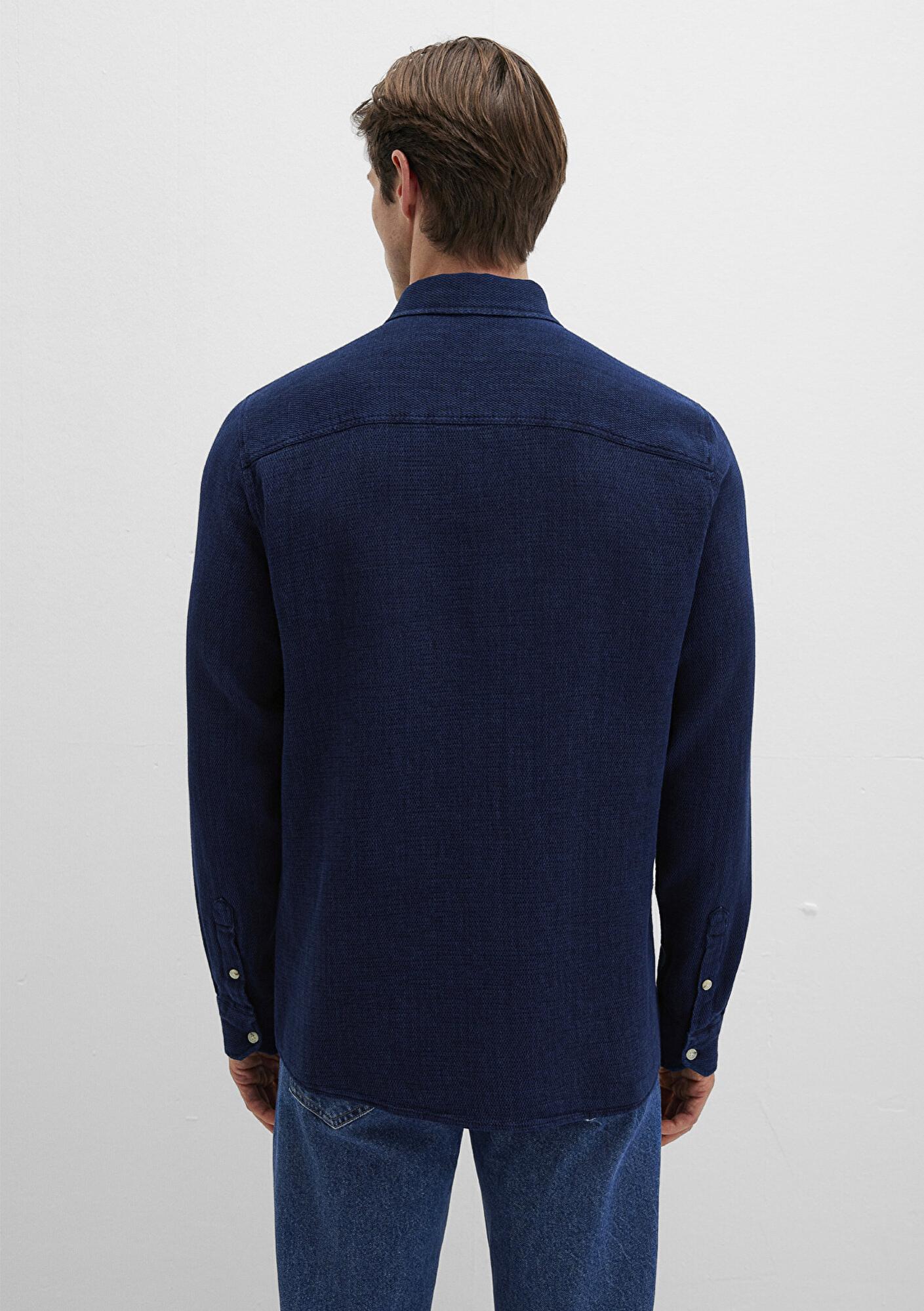 Mavi Lacivert Indigo Gömlek Regular Fit / Normal Kesim 0211681-18790