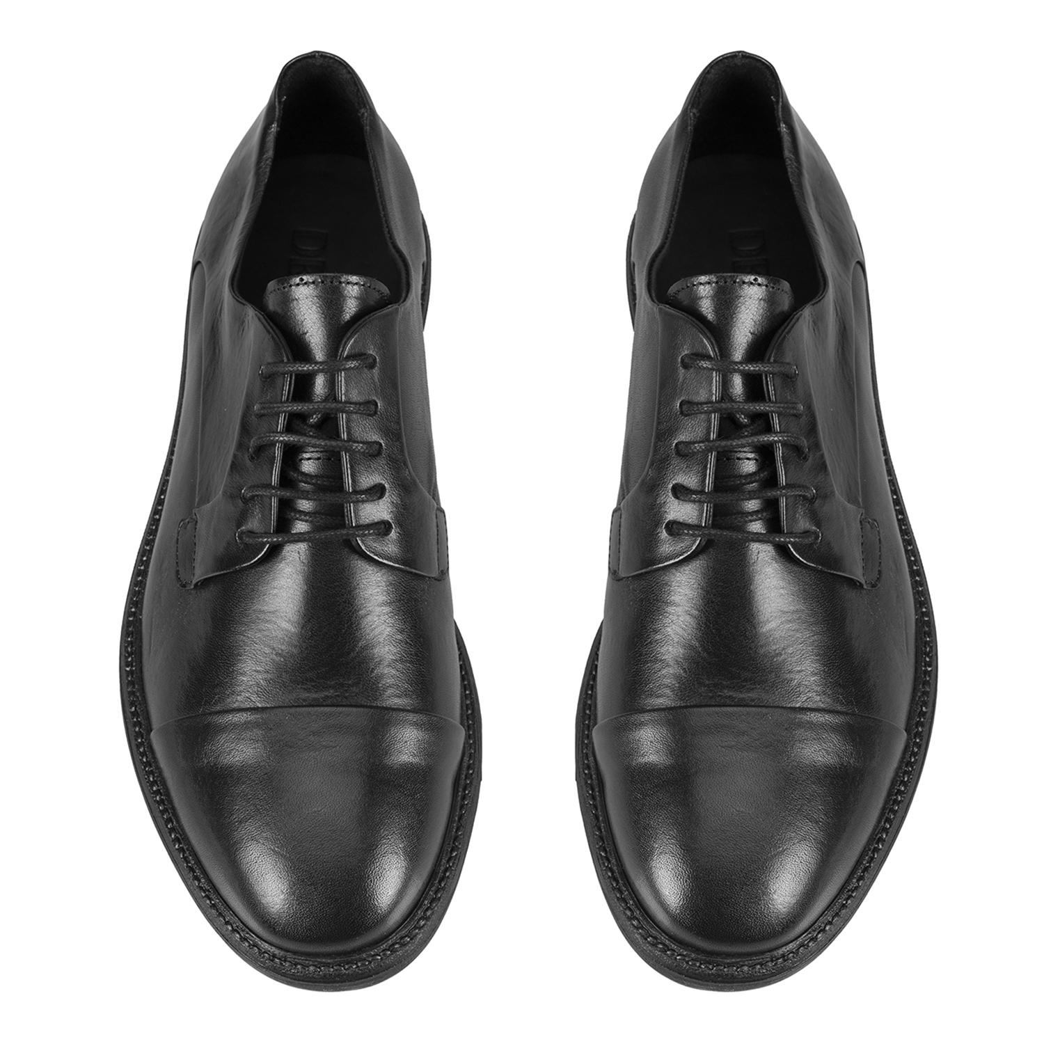 Darly Siyah Erkek Deri Günlük Ayakkabı