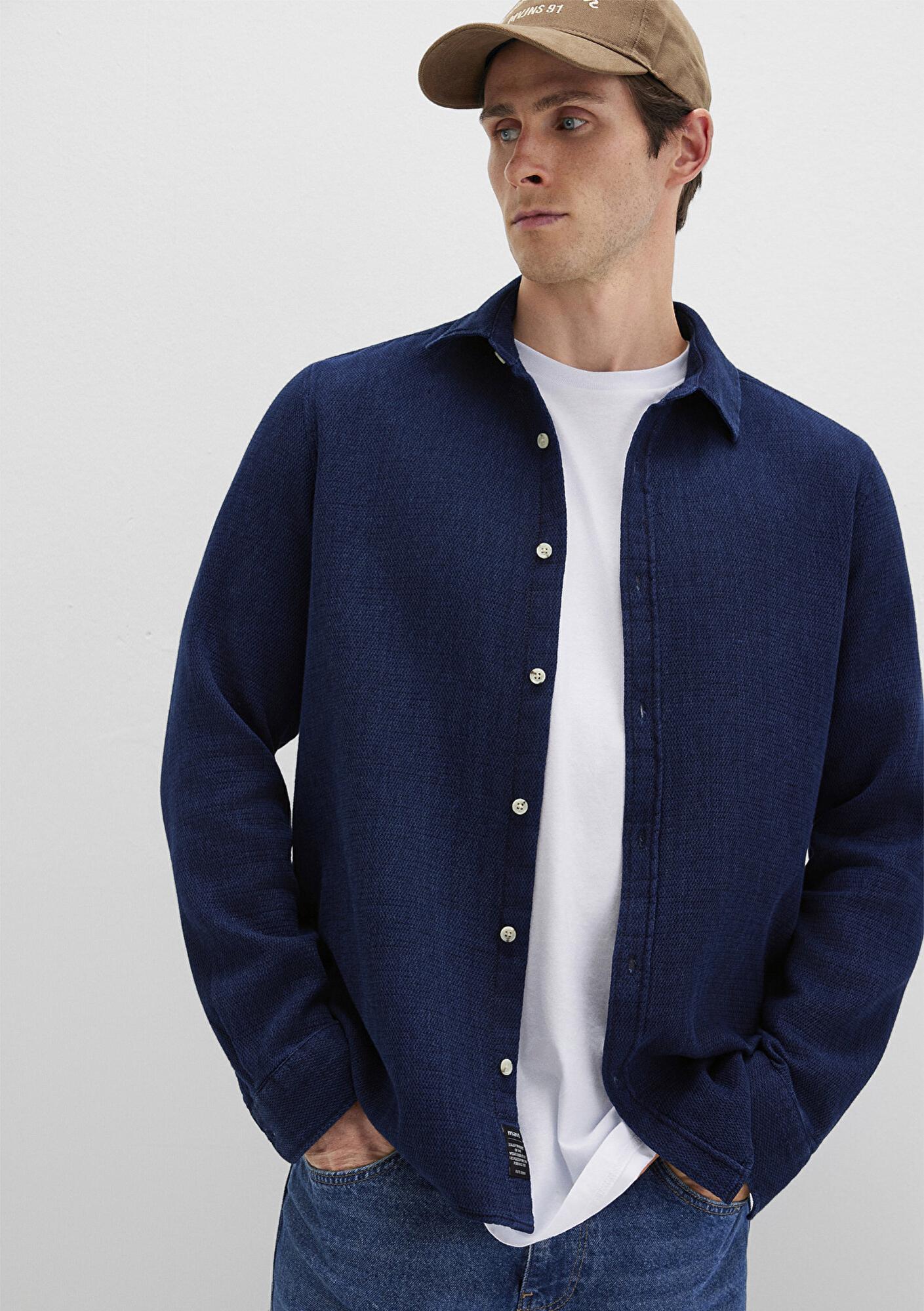 Mavi Lacivert Indigo Gömlek Regular Fit / Normal Kesim 0211681-18790