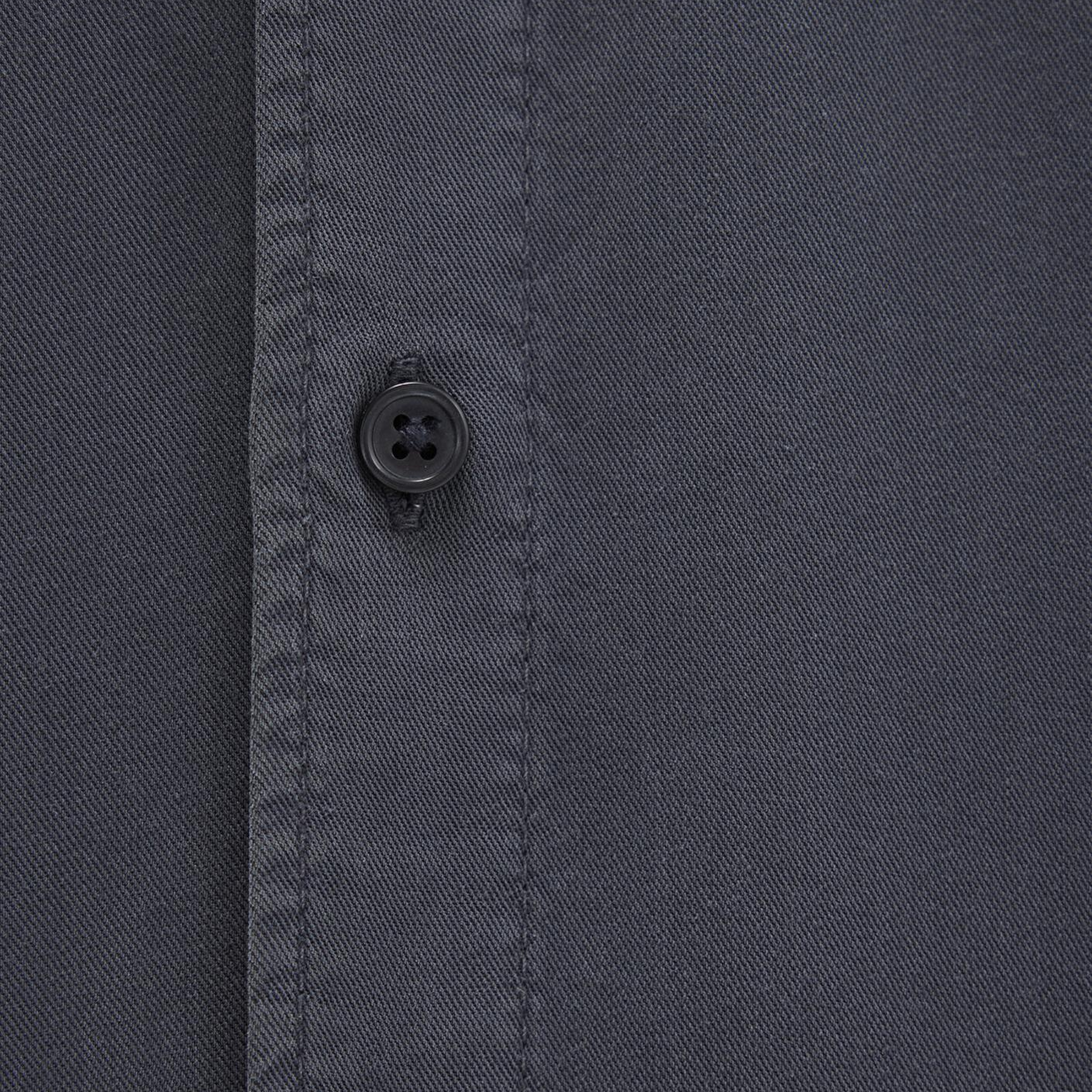 Mavi Antrasit (TENCEL™) Liyosel Gömlek Regular Fit / Normal Kesim 0211647-80106