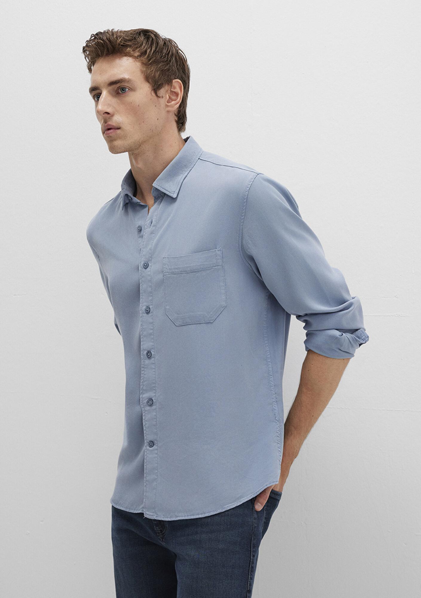 Mavi Mavi (TENCEL™) Liyosel Gömlek Regular Fit / Normal Kesim 0211647-86584