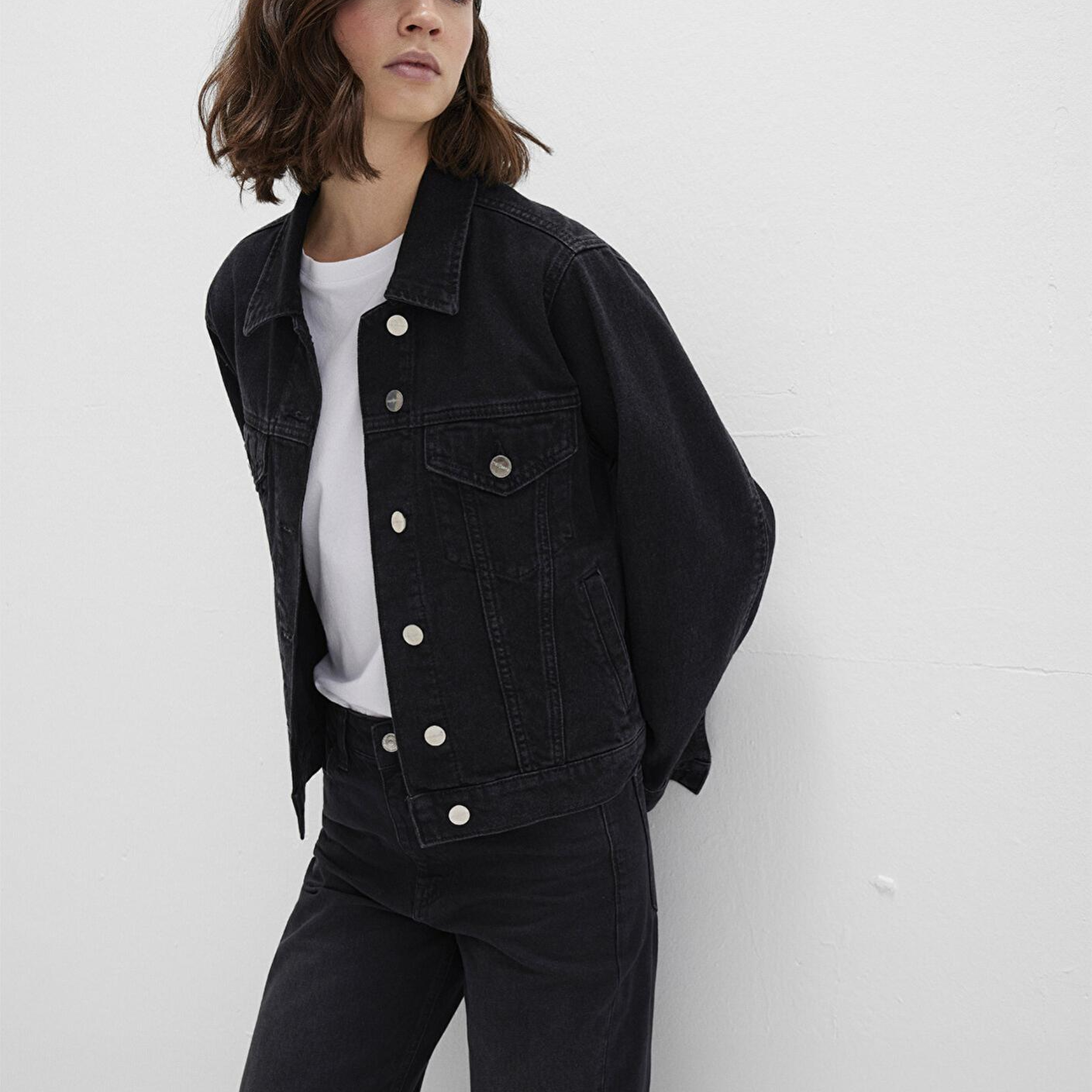 Mavi Ruby Iconic Koyu Gri Jean Ceket 1110505-89163