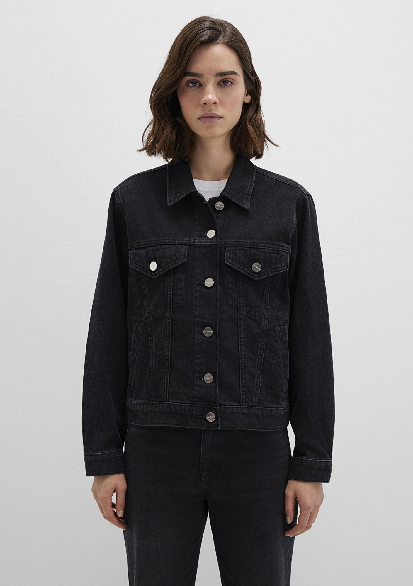 Mavi Ruby Iconic Koyu Gri Jean Ceket 1110505-89163