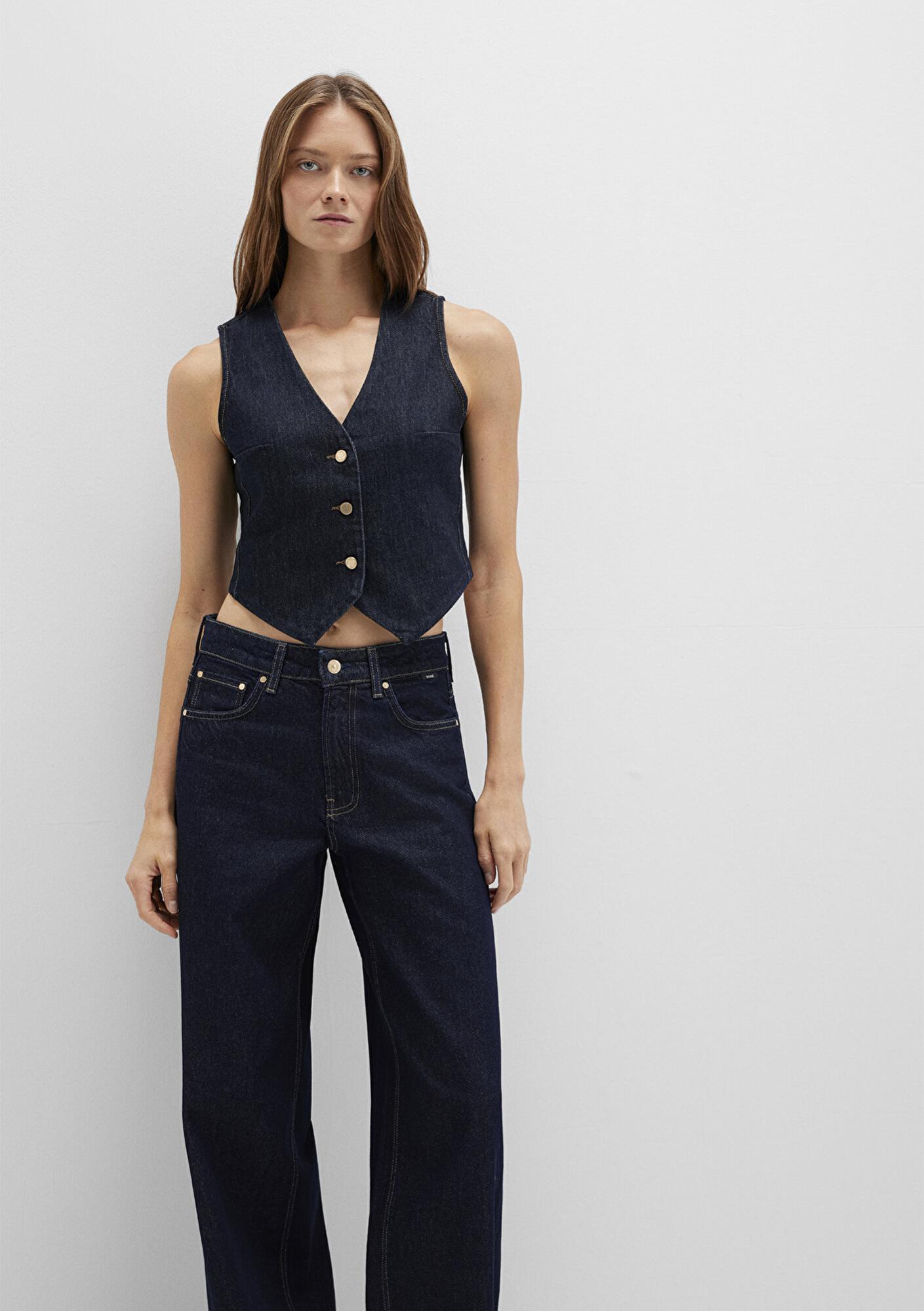 Mavi Polina Gold Premium Rinse Jean Yelek Fitted / Vücuda Oturan Kesim 1110754-90555