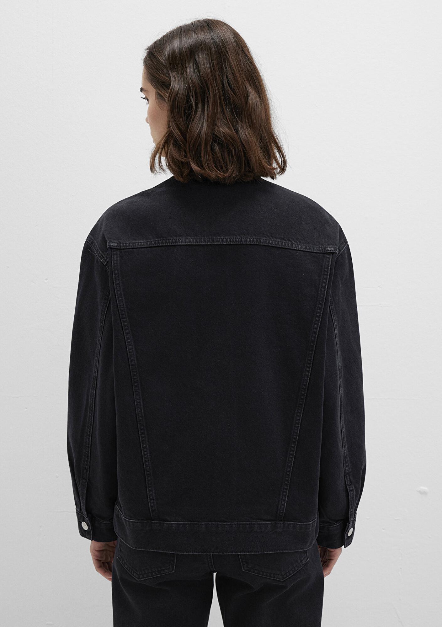 Mavi Luna 90lar Koyu Gri Jean Ceket 1110177-90547