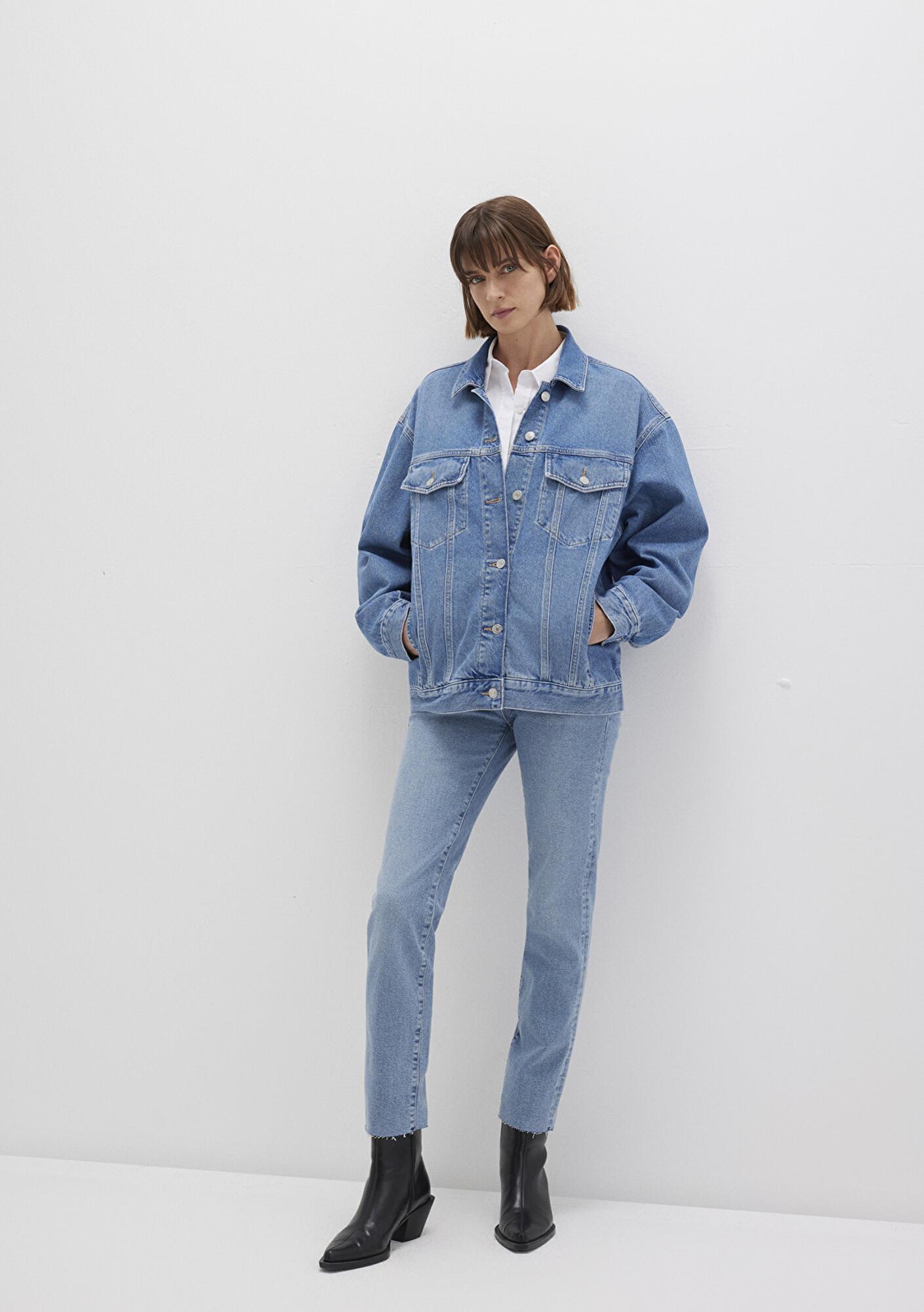 Mavi Luna 90lar Indigo Mavisi Jean Ceket 1110177-90545