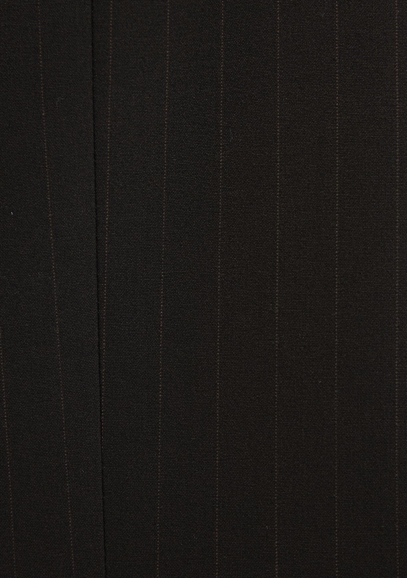 Mavi Kahverengi Çizgili Kruvaze Blazer 1110772-85431