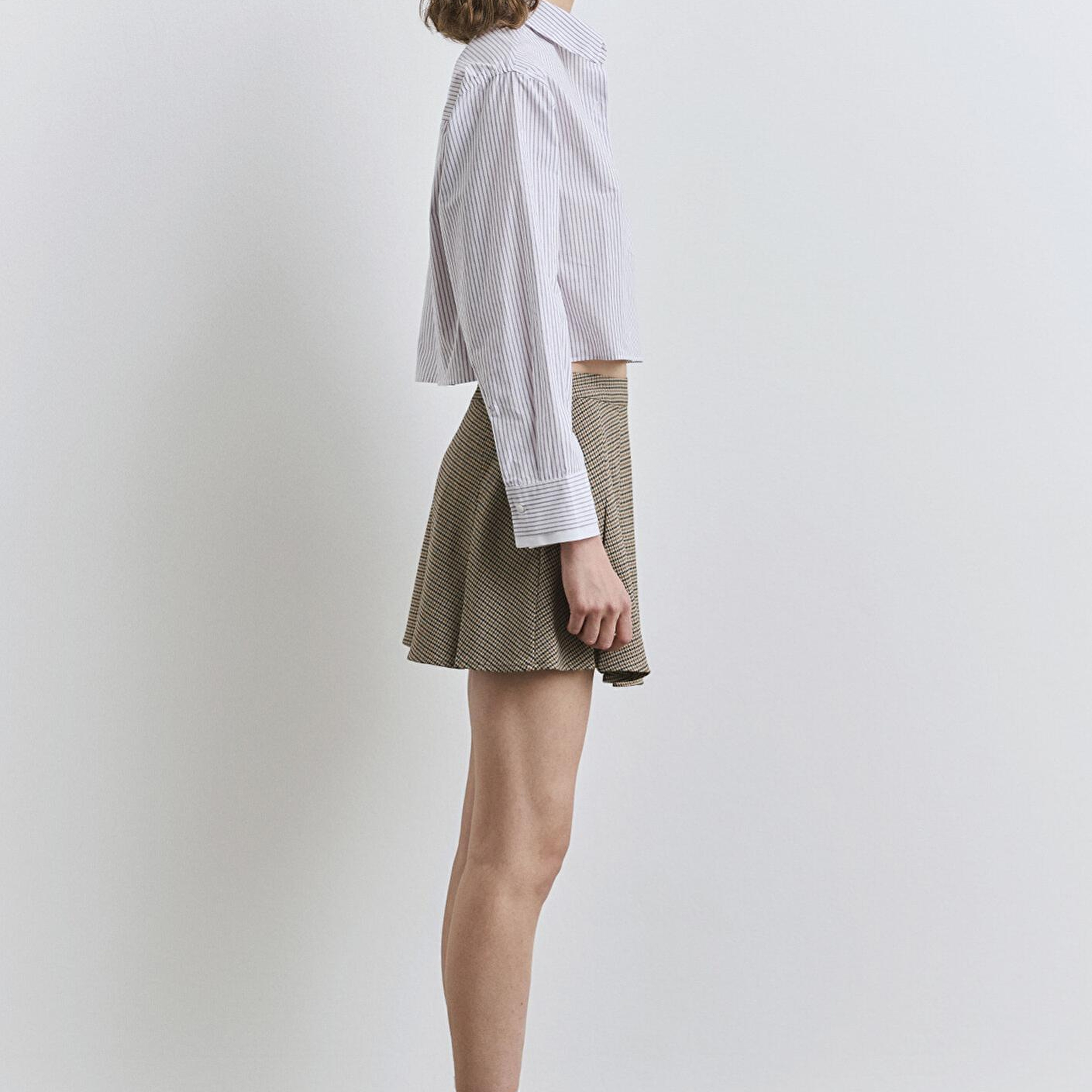 Mavi Çizgili Beyaz Gömlek Regular Fit / Normal Kesim 1211195-90720