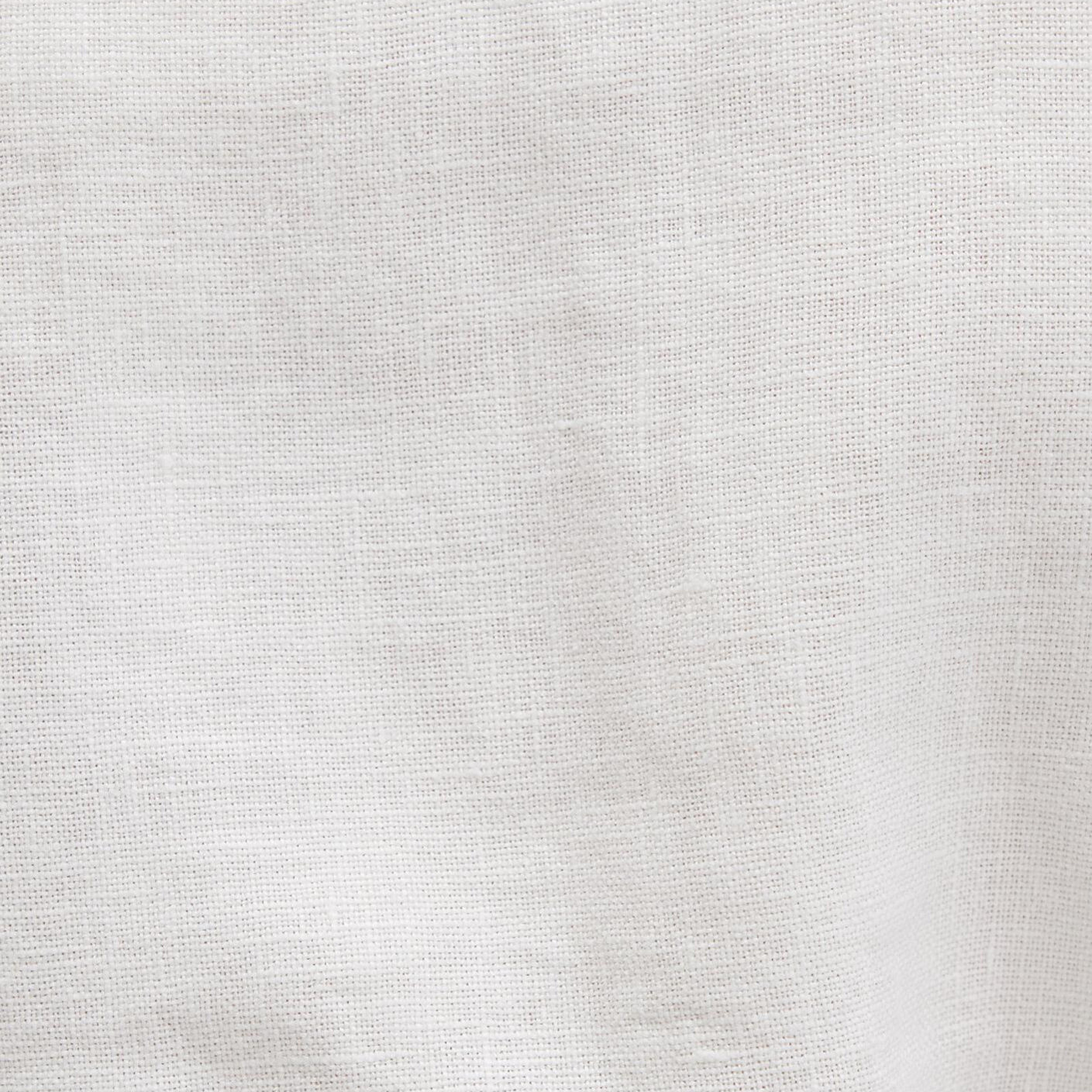 Mavi Beli Bağcıklı Beyaz Keten Top 1211189-70057