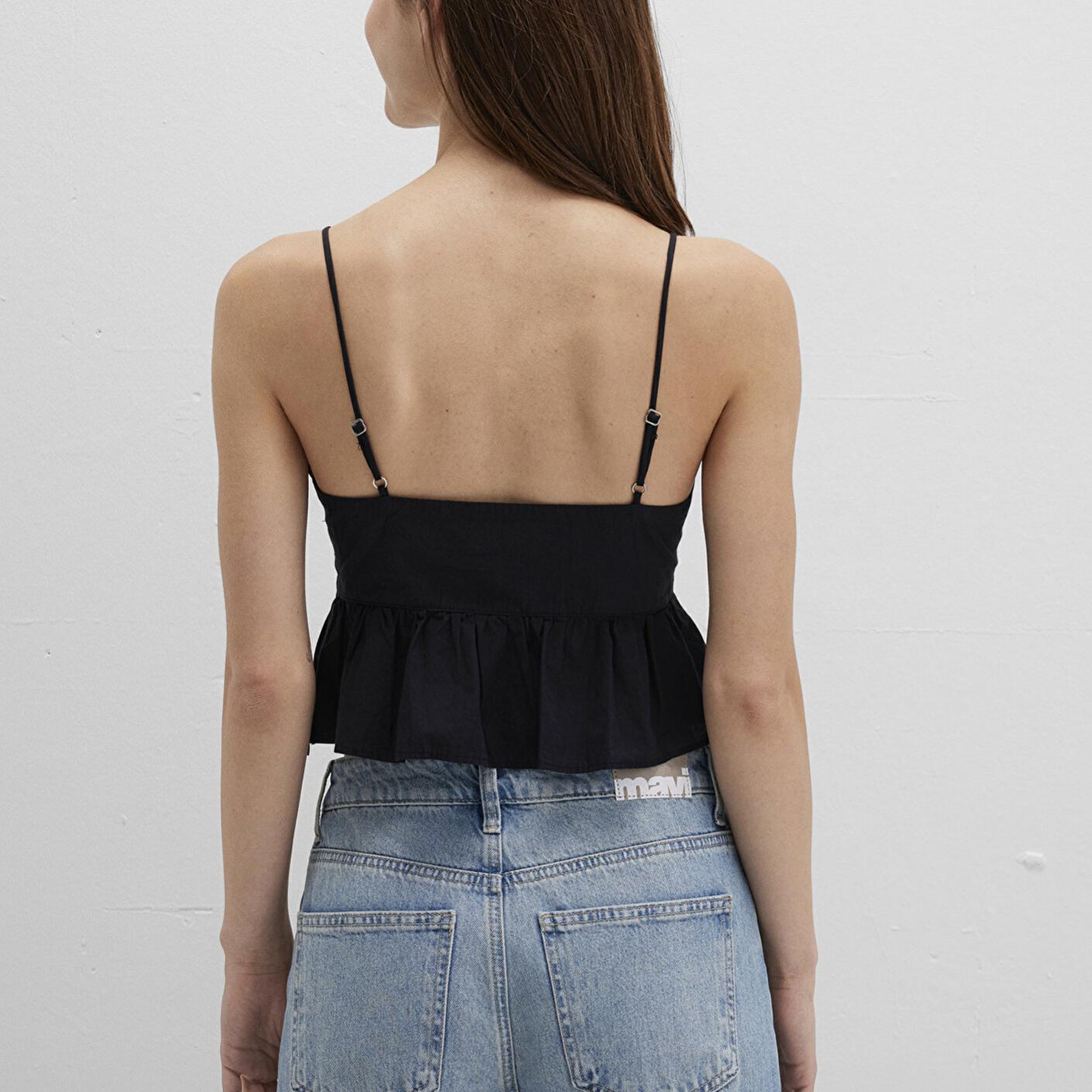 Mavi Askılı Siyah Top 1211175-900