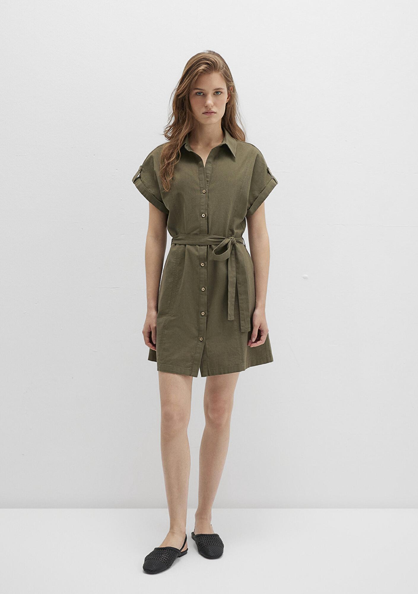 Mavi Haki Gömlek Elbise 1310723-71549