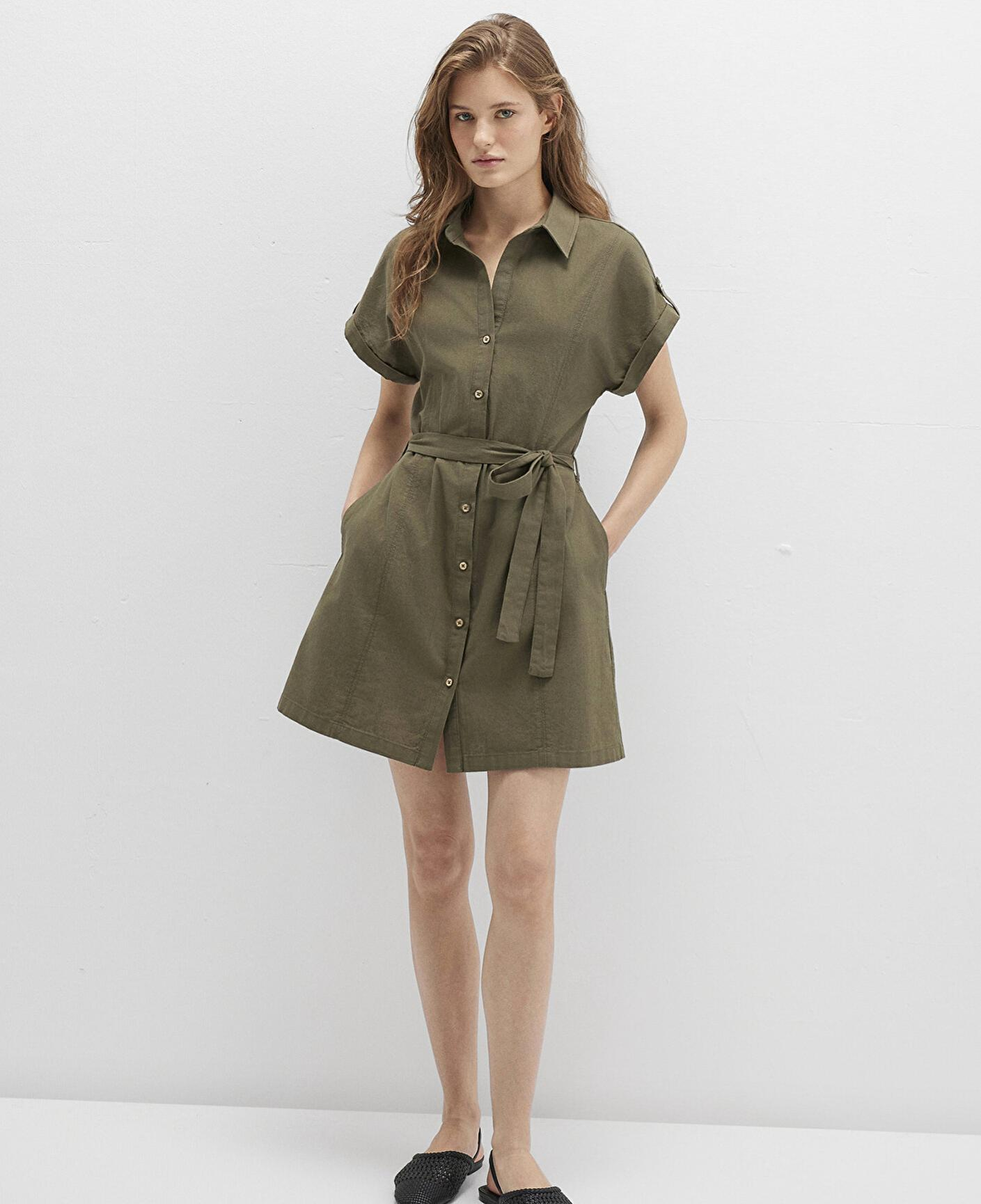 Mavi Haki Gömlek Elbise 1310723-71549