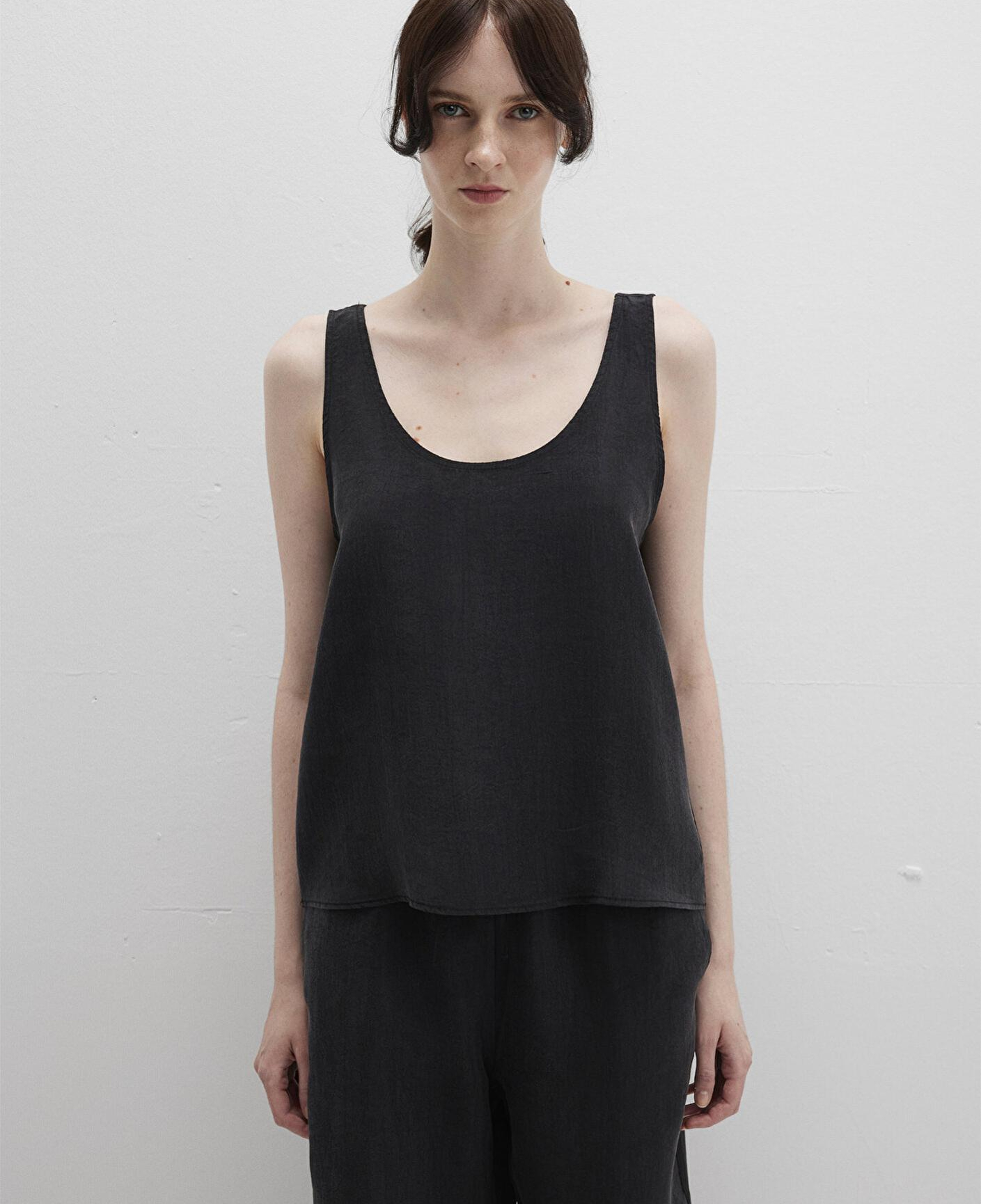 Mavi Antrasit Liyosel Bluz 1211166-70087