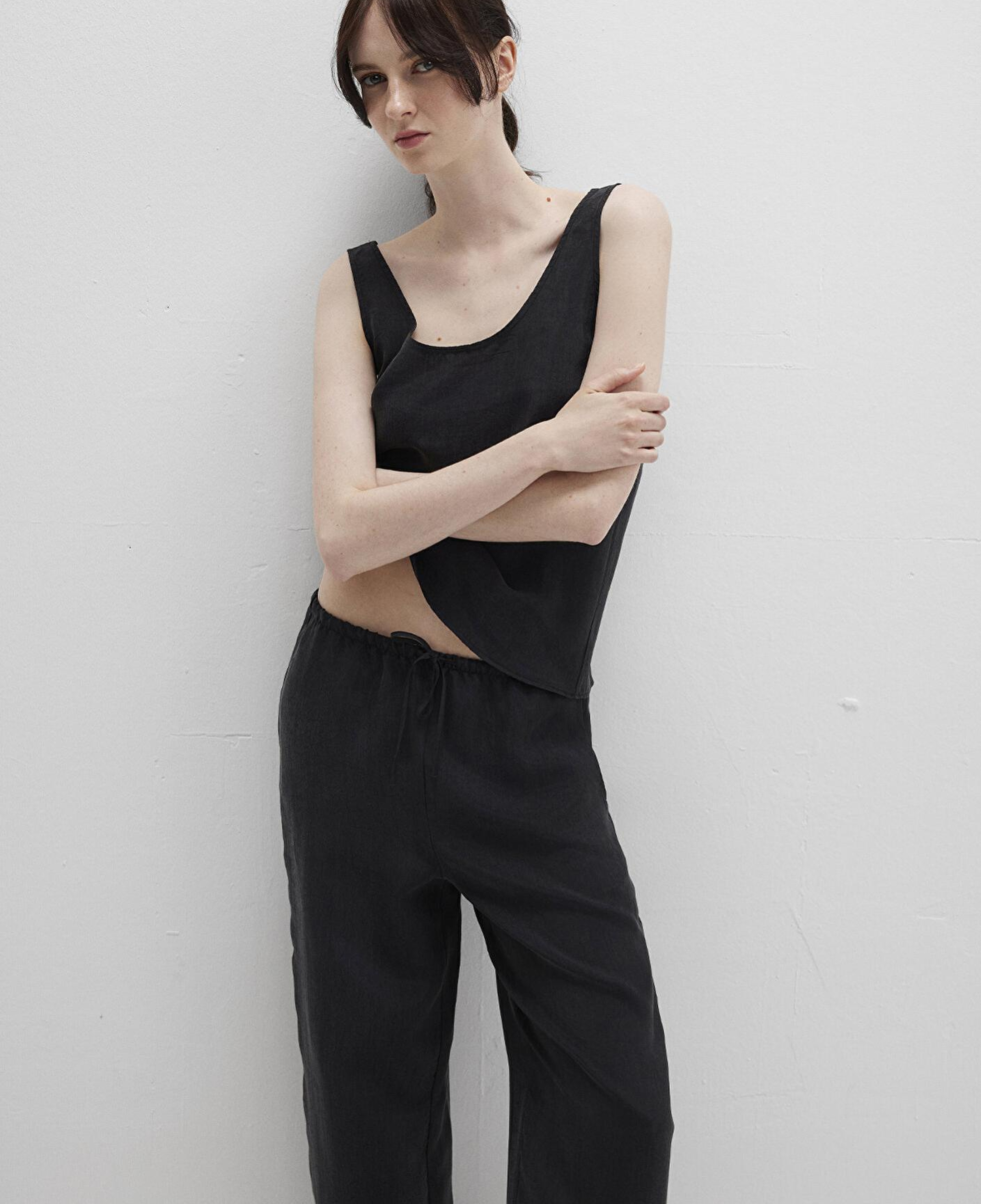 Mavi Antrasit Liyosel Bluz 1211166-70087