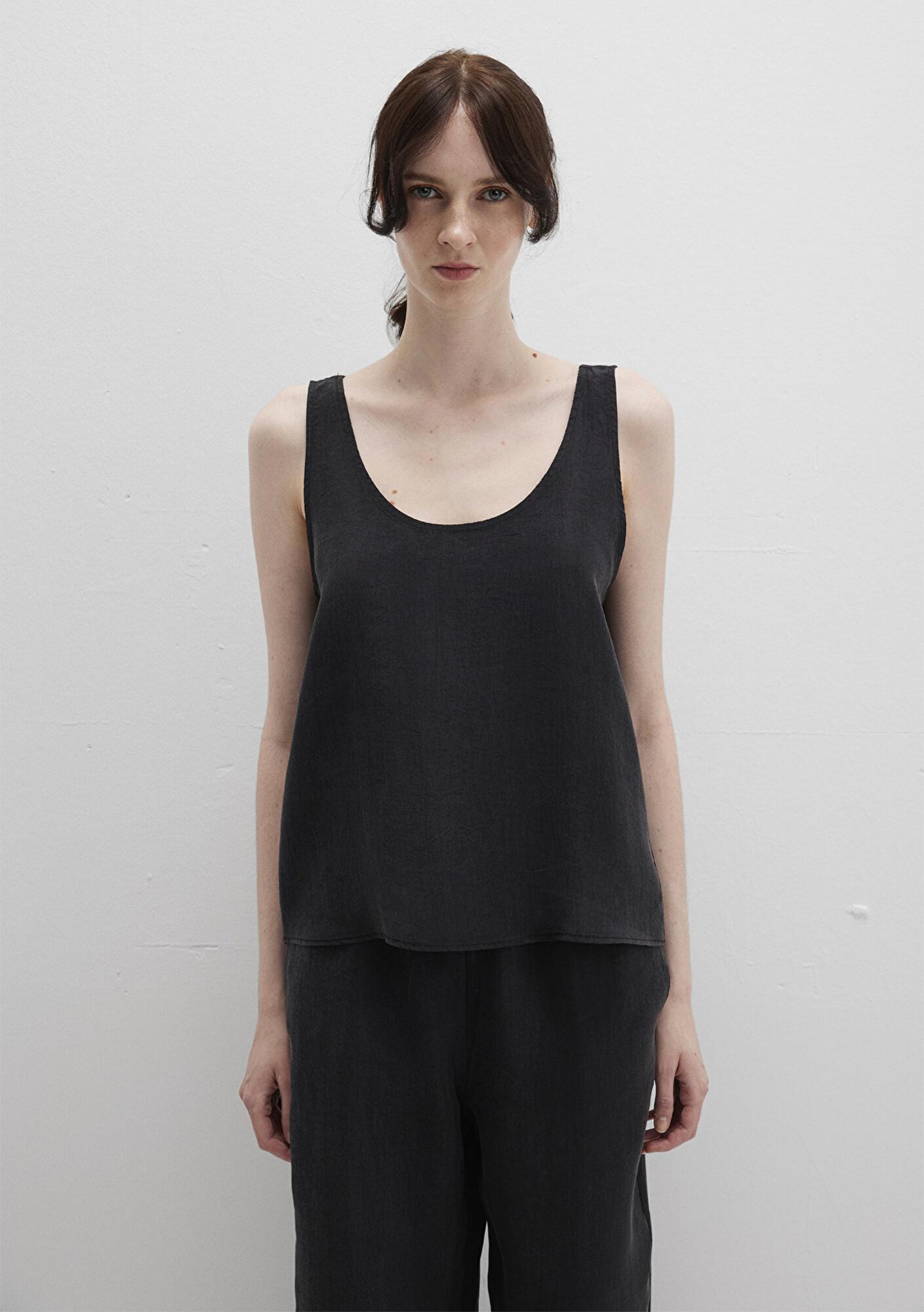 Mavi Antrasit Liyosel Bluz 1211166-70087