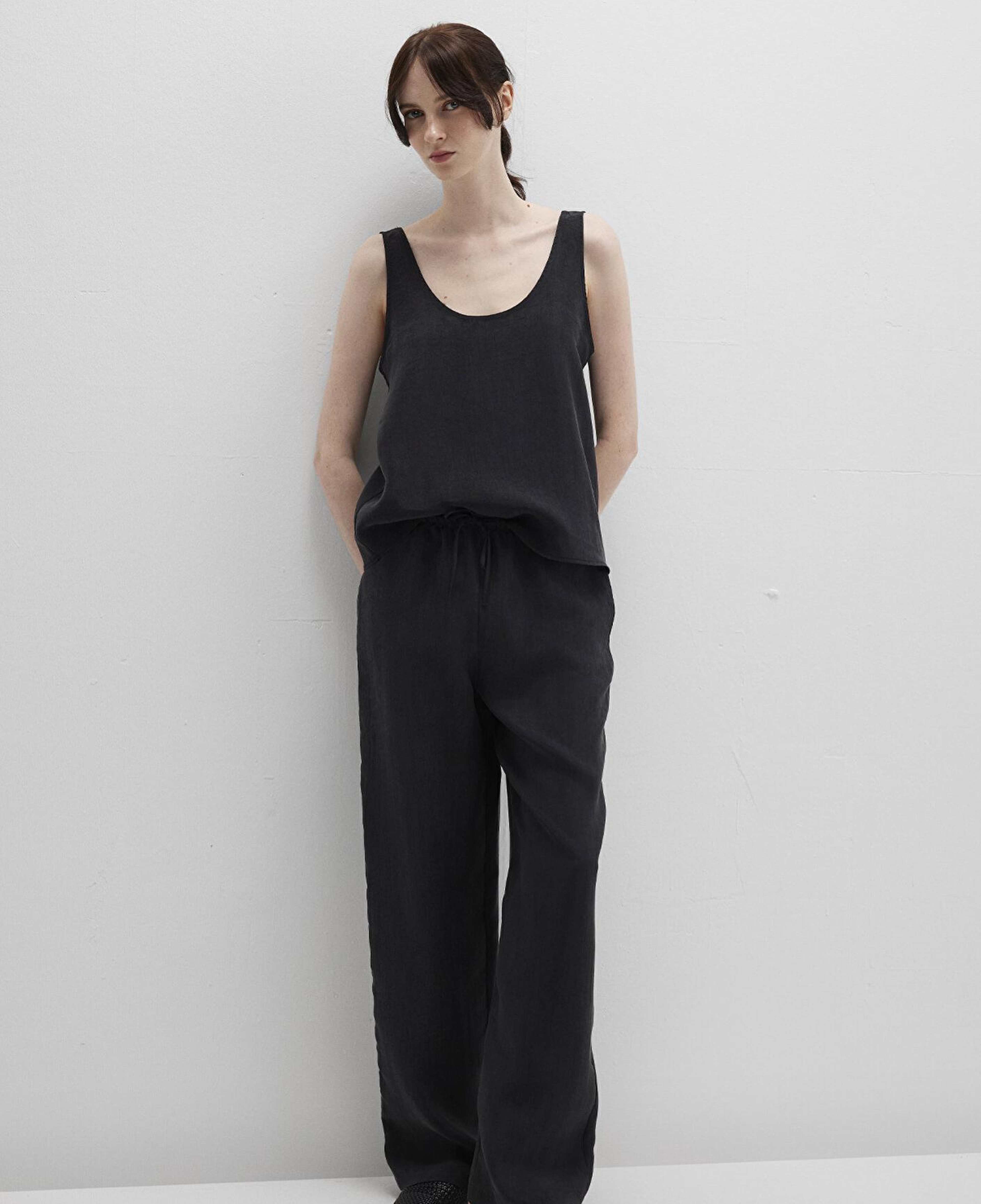 Mavi Antrasit Liyosel Bluz 1211166-70087