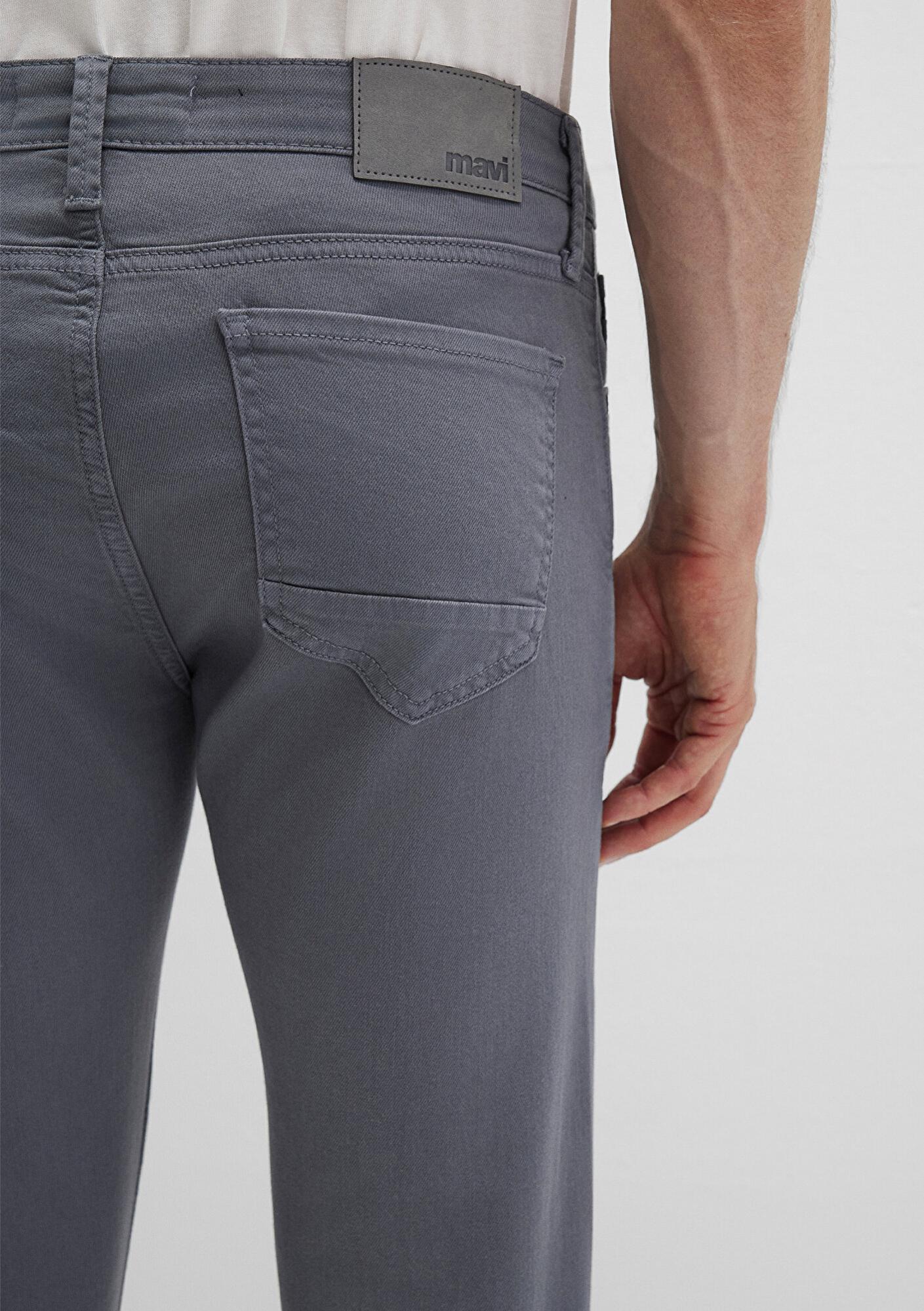 Mavi Jake Sisli Gri Gabardin Pantolon 0042290683