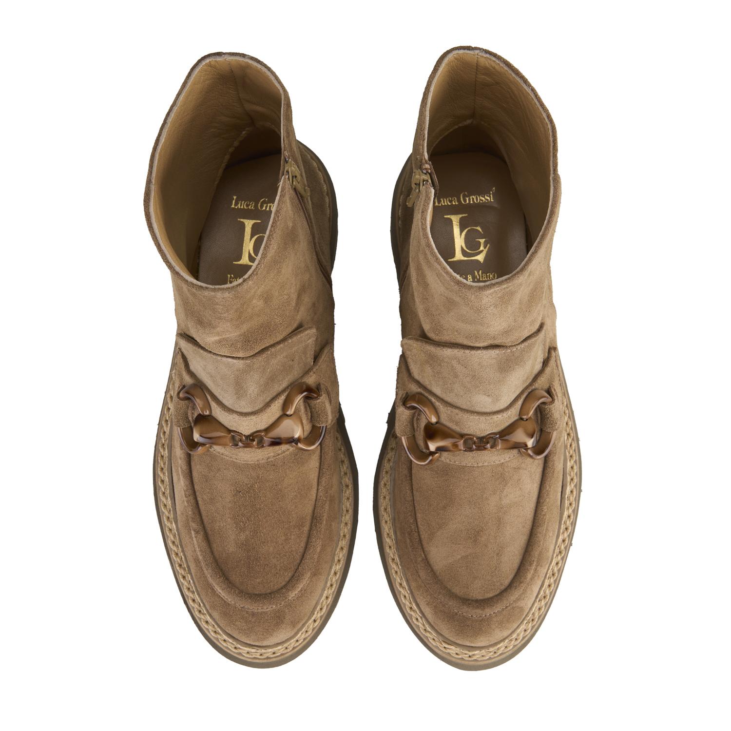 Luca Grossi Kadın Taba Süet Bot