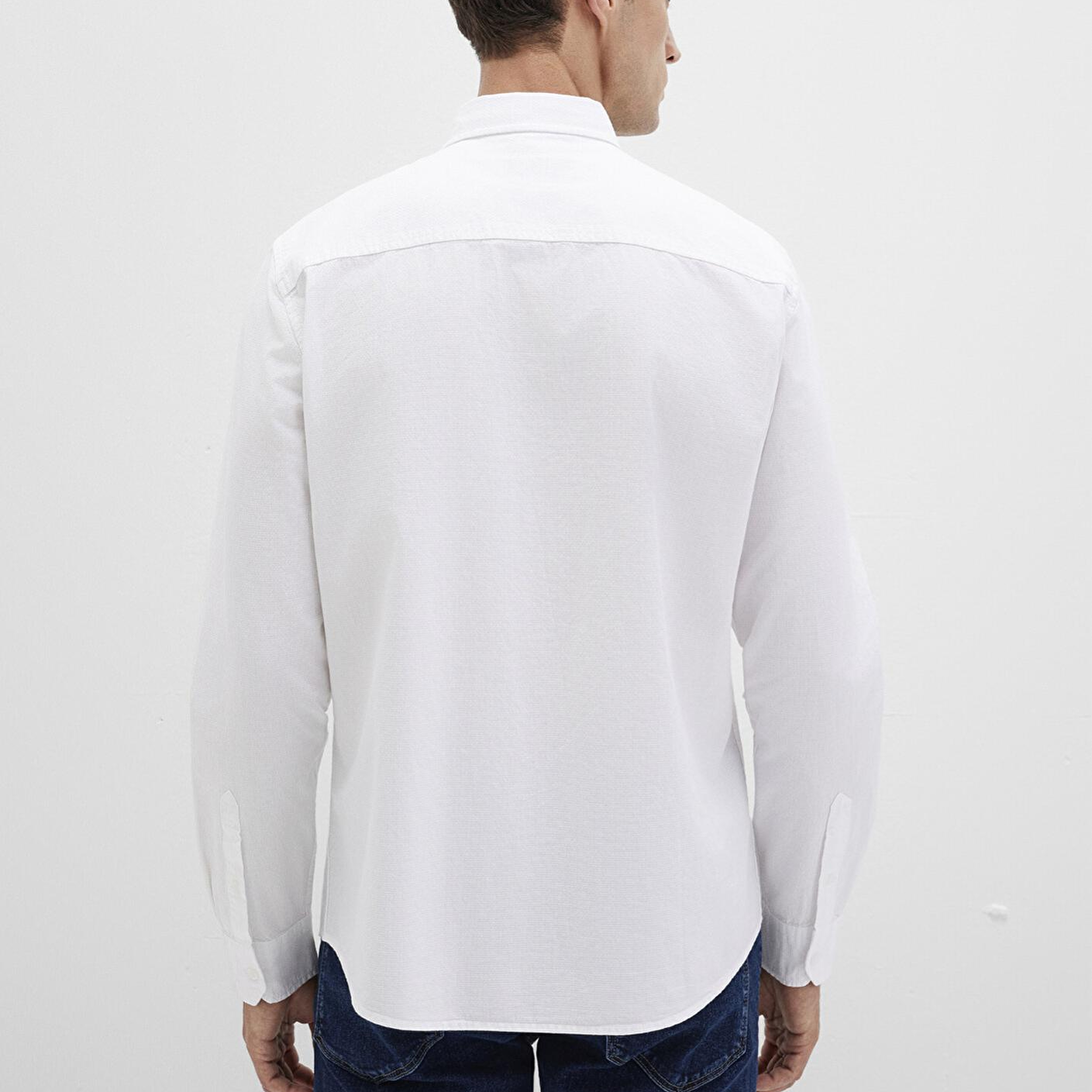 Mavi Beyaz Gömlek Slim Fit / Dar Kesim 0211673-85310