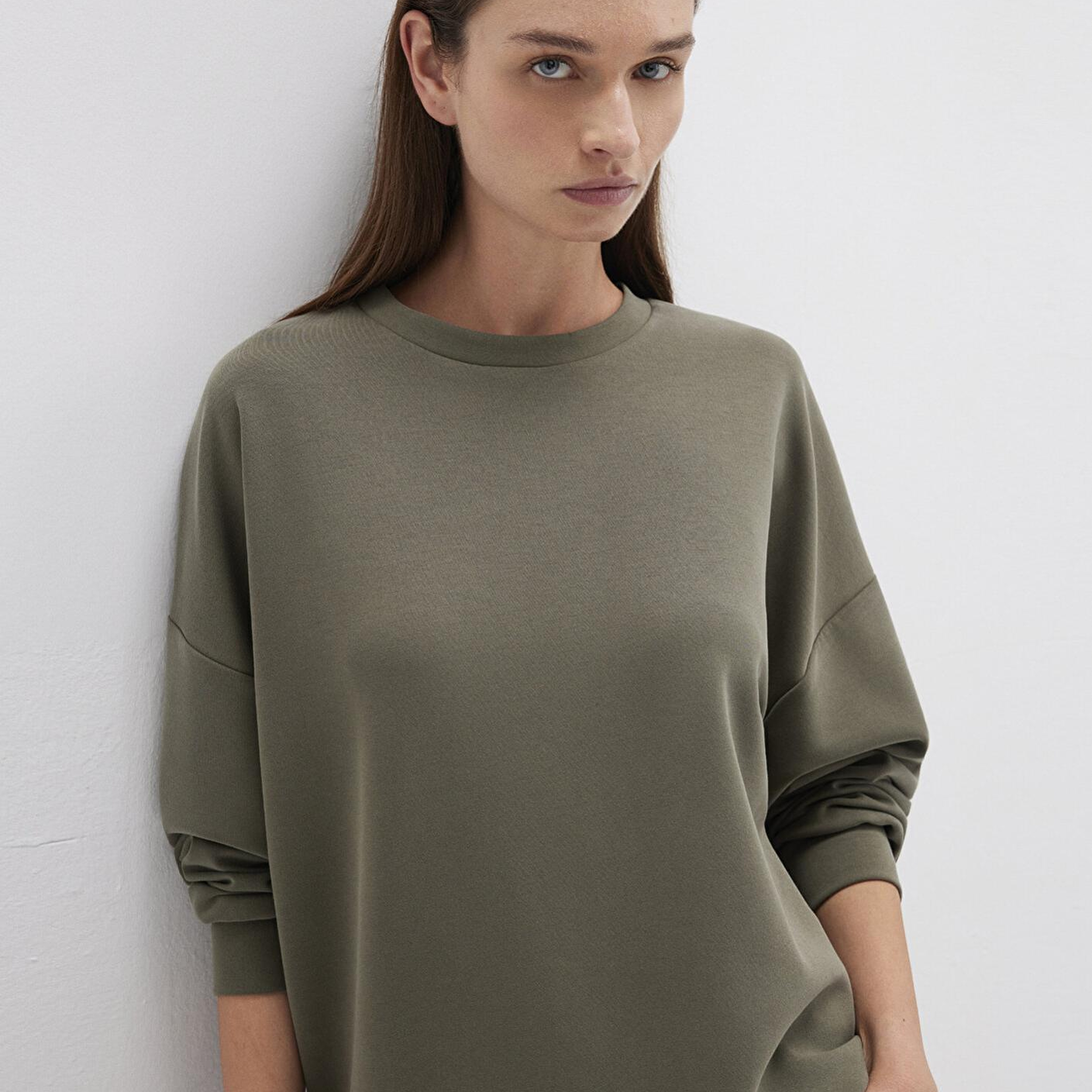 Mavi Lux Touch (TENCEL™) Modal Yeşil Sweatshirt 168837-87538