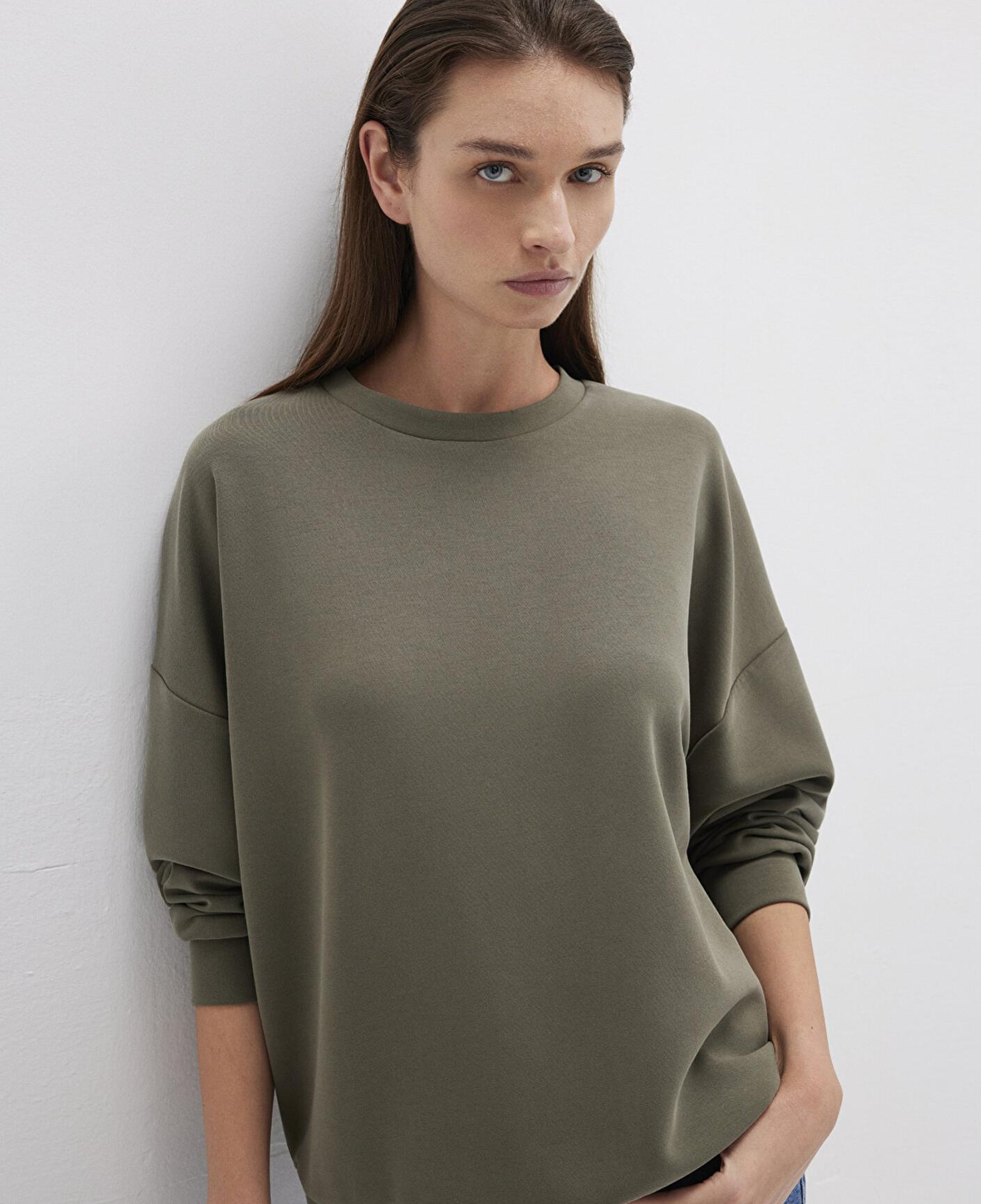 Mavi Lux Touch (TENCEL™) Modal Yeşil Sweatshirt 168837-87538