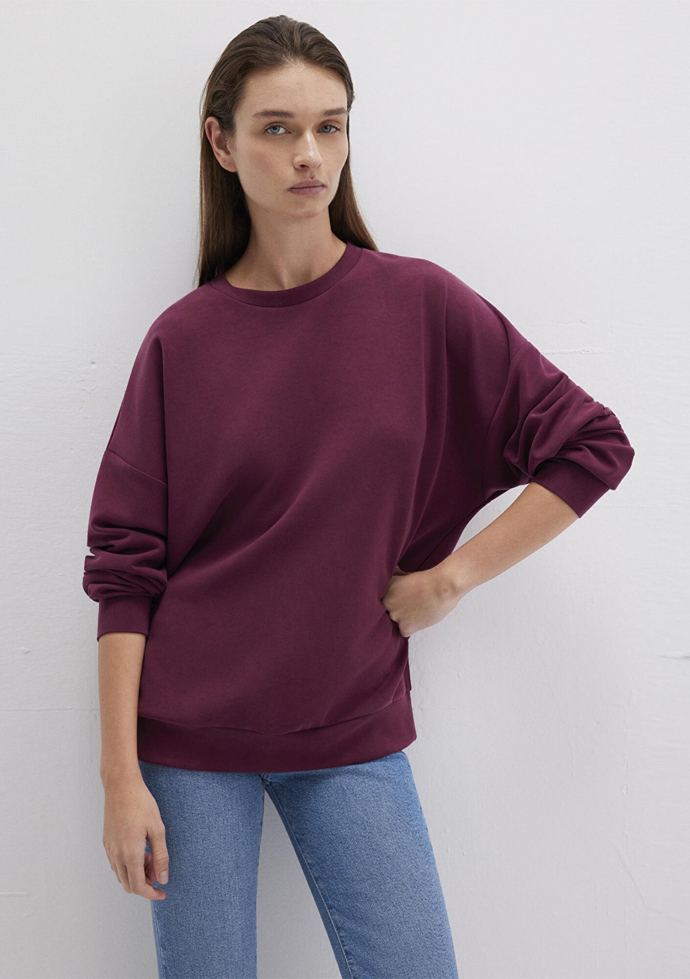 Mavi Lux Touch (TENCEL™) Modal Bordo Sweatshirt 168837-70426