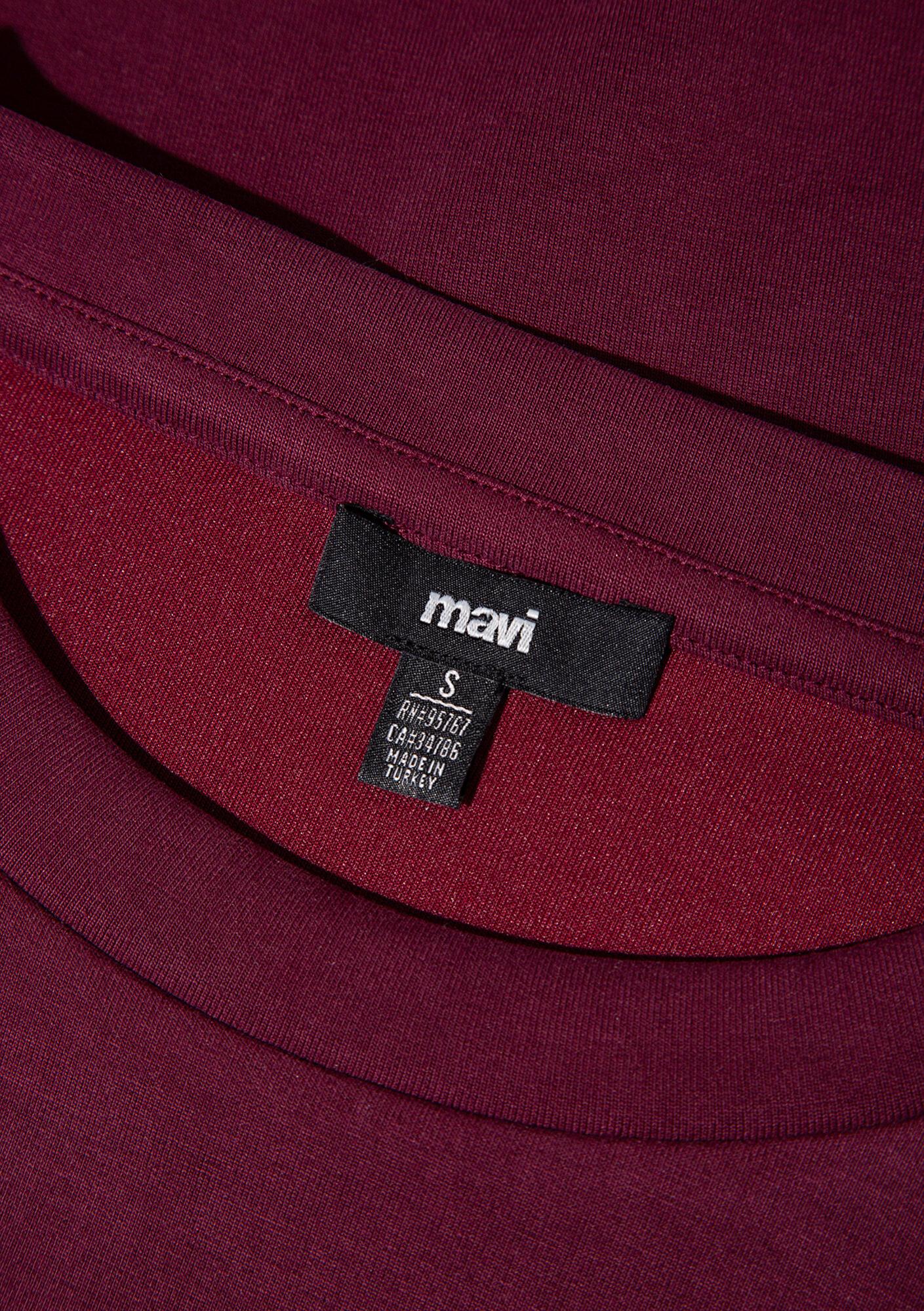 Mavi Lux Touch (TENCEL™) Modal Bordo Sweatshirt 168837-70426