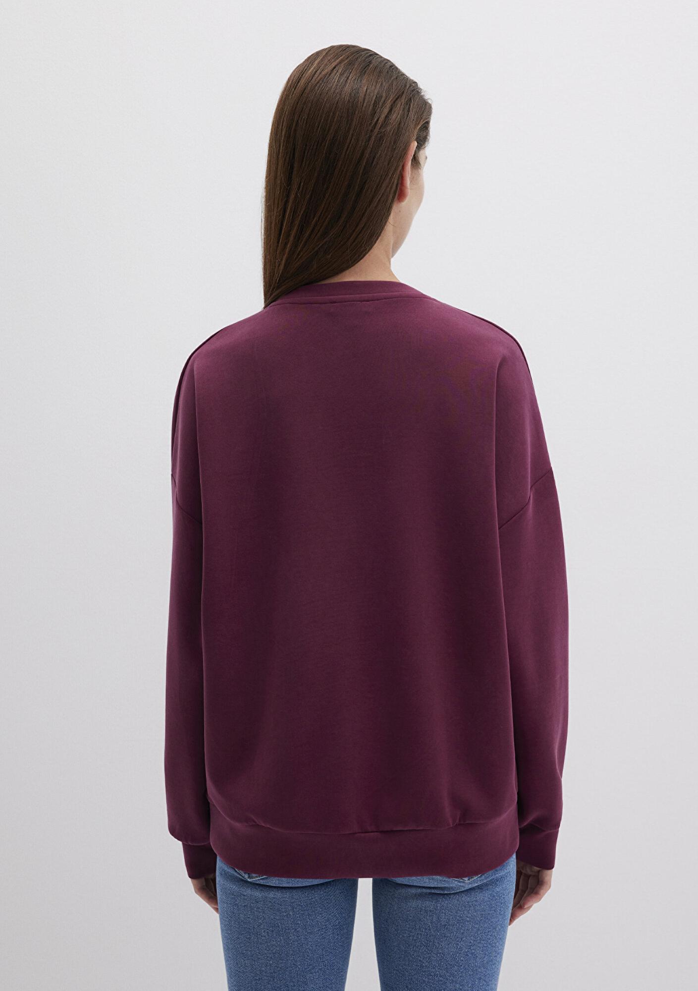 Mavi Lux Touch (TENCEL™) Modal Bordo Sweatshirt 168837-70426