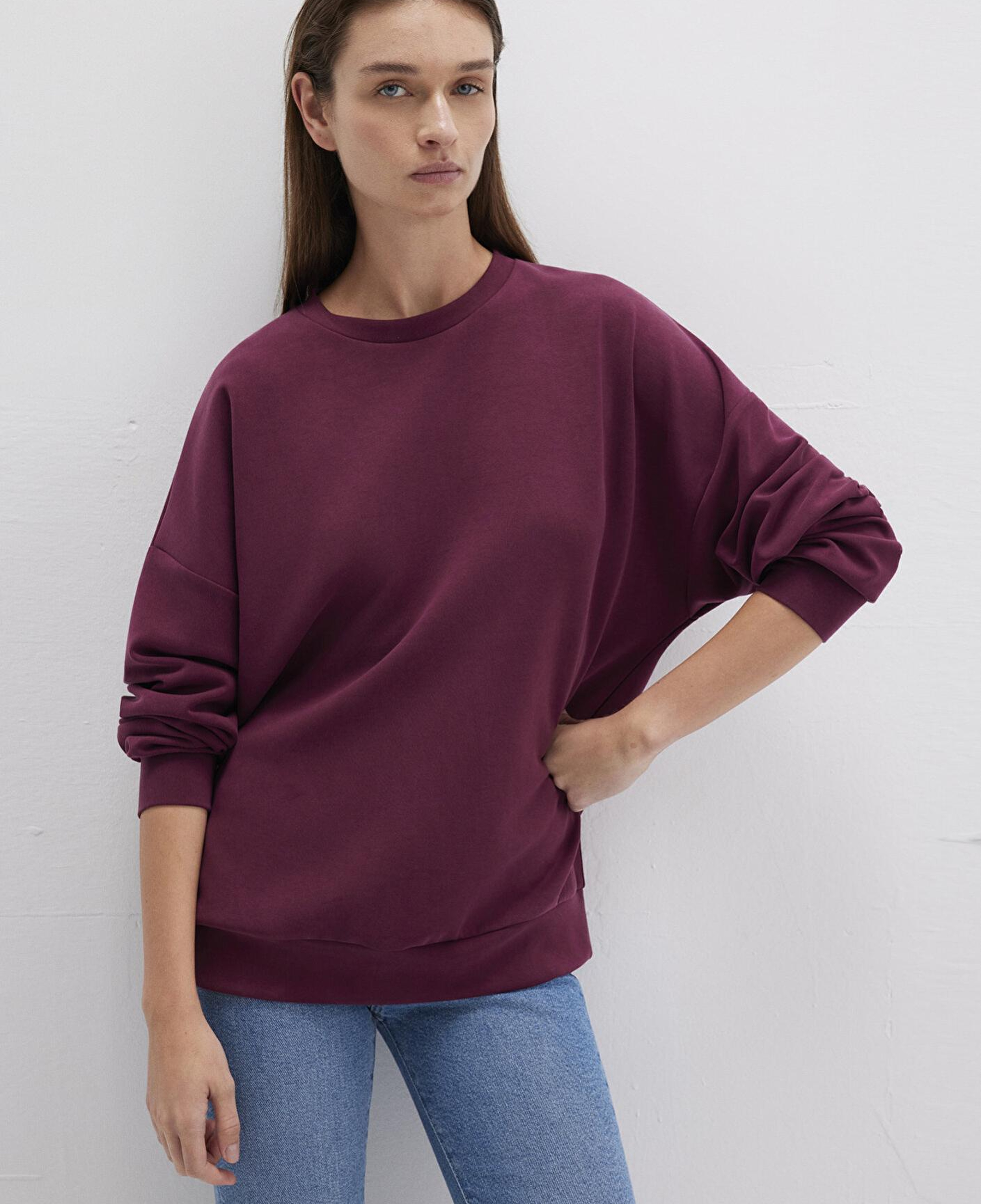 Mavi Lux Touch (TENCEL™) Modal Bordo Sweatshirt 168837-70426