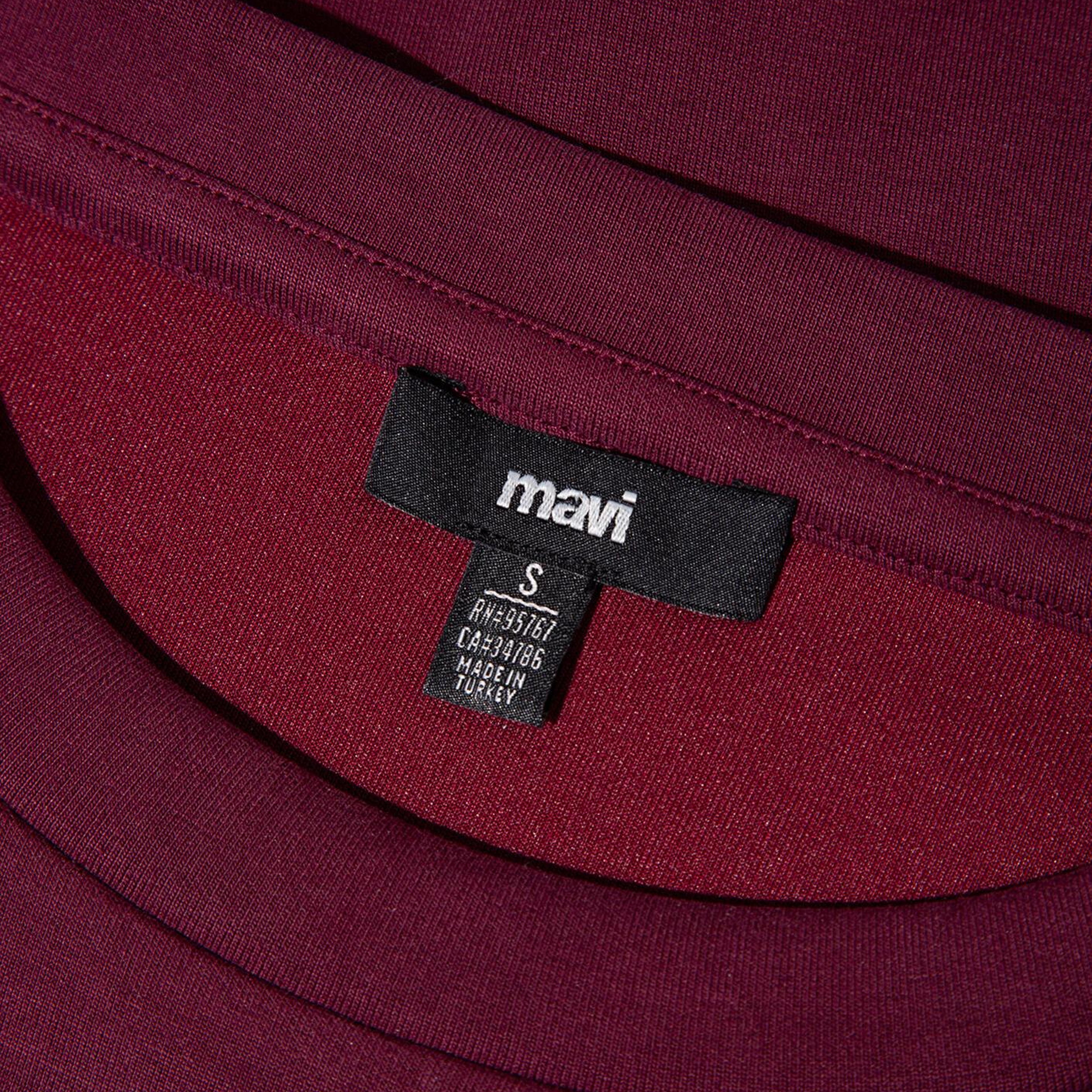 Mavi Lux Touch (TENCEL™) Modal Bordo Sweatshirt 168837-70426