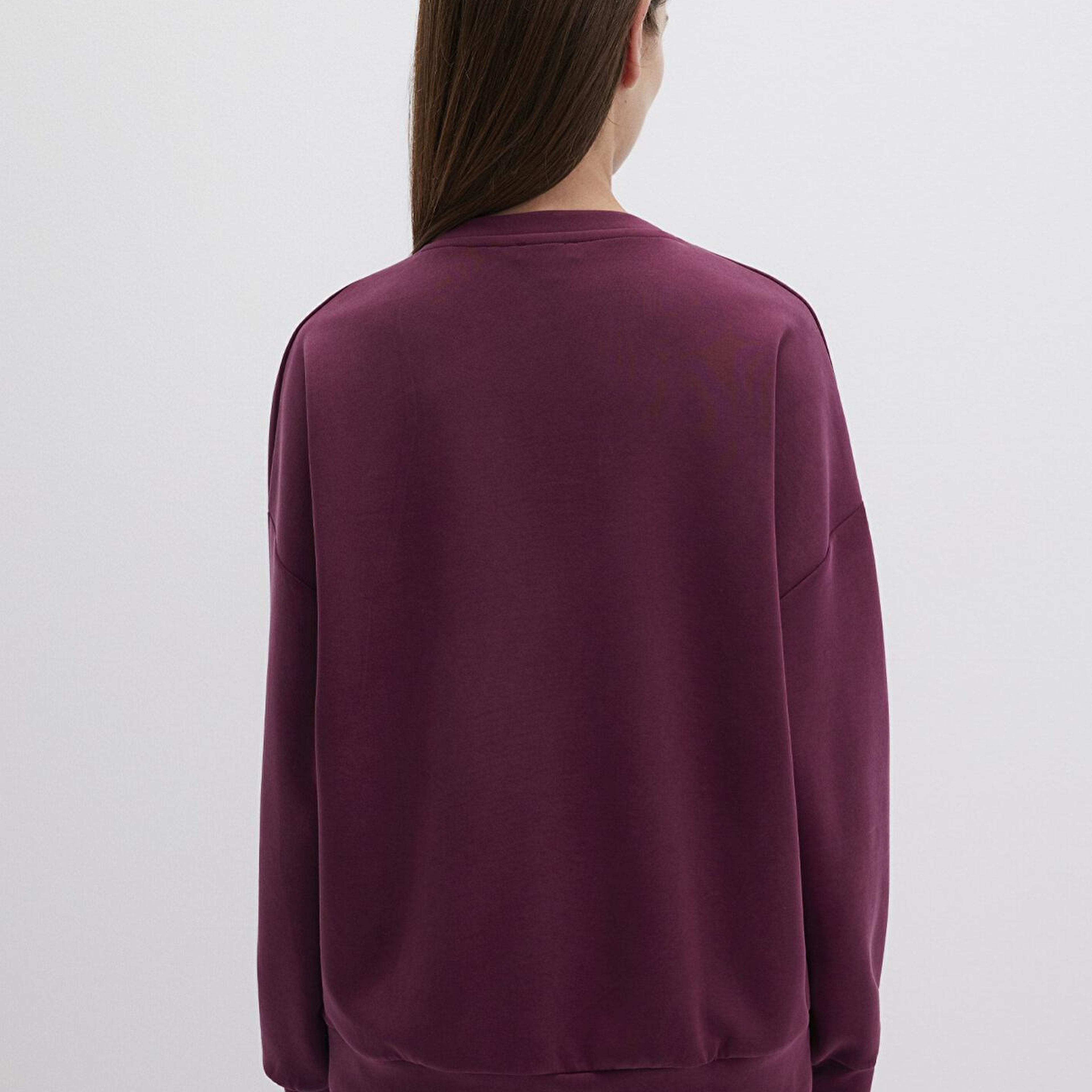 Mavi Lux Touch (TENCEL™) Modal Bordo Sweatshirt 168837-70426