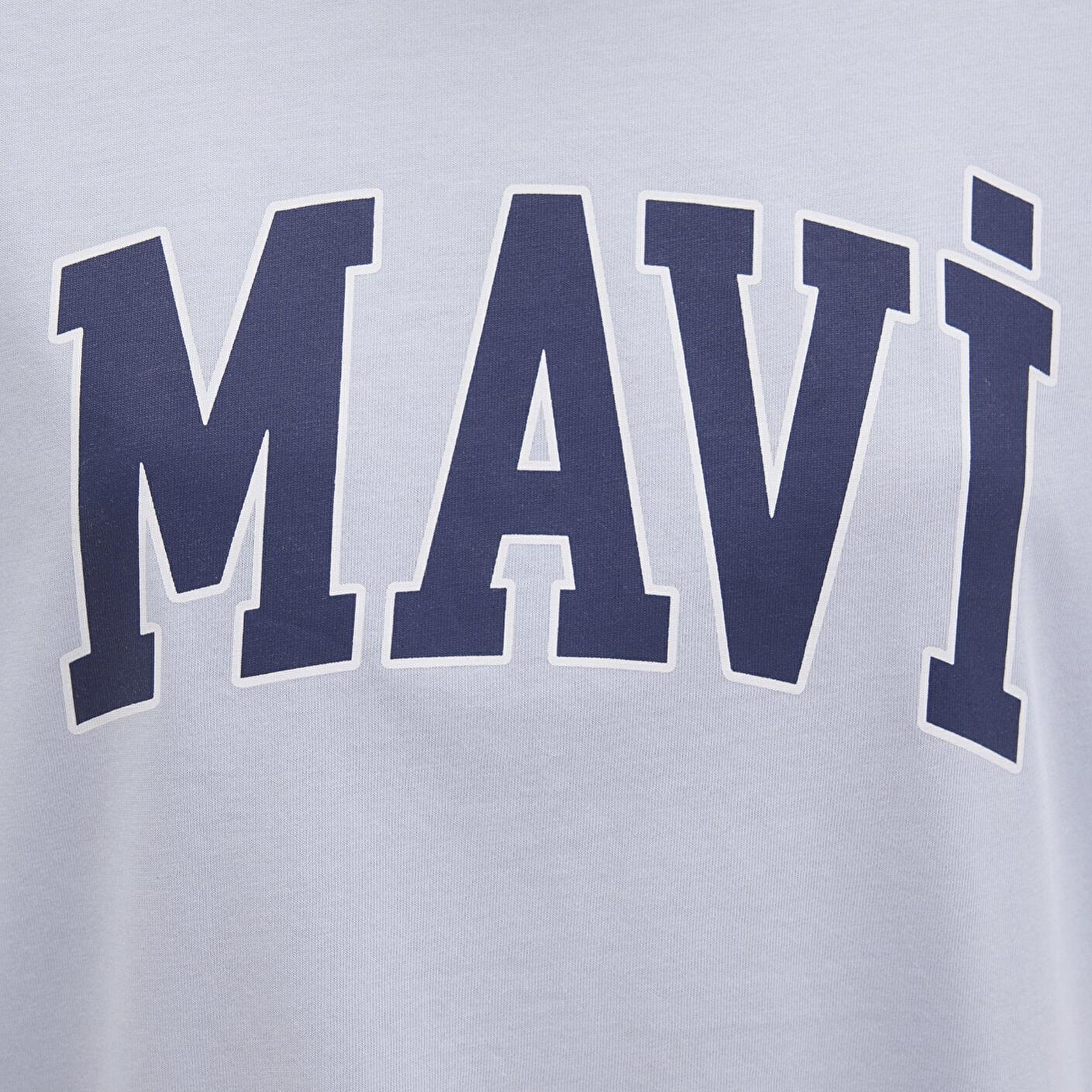 Mavi Mavi Logo Baskılı Mavi Tişört Oversize / Geniş Kesim 1600843-70717