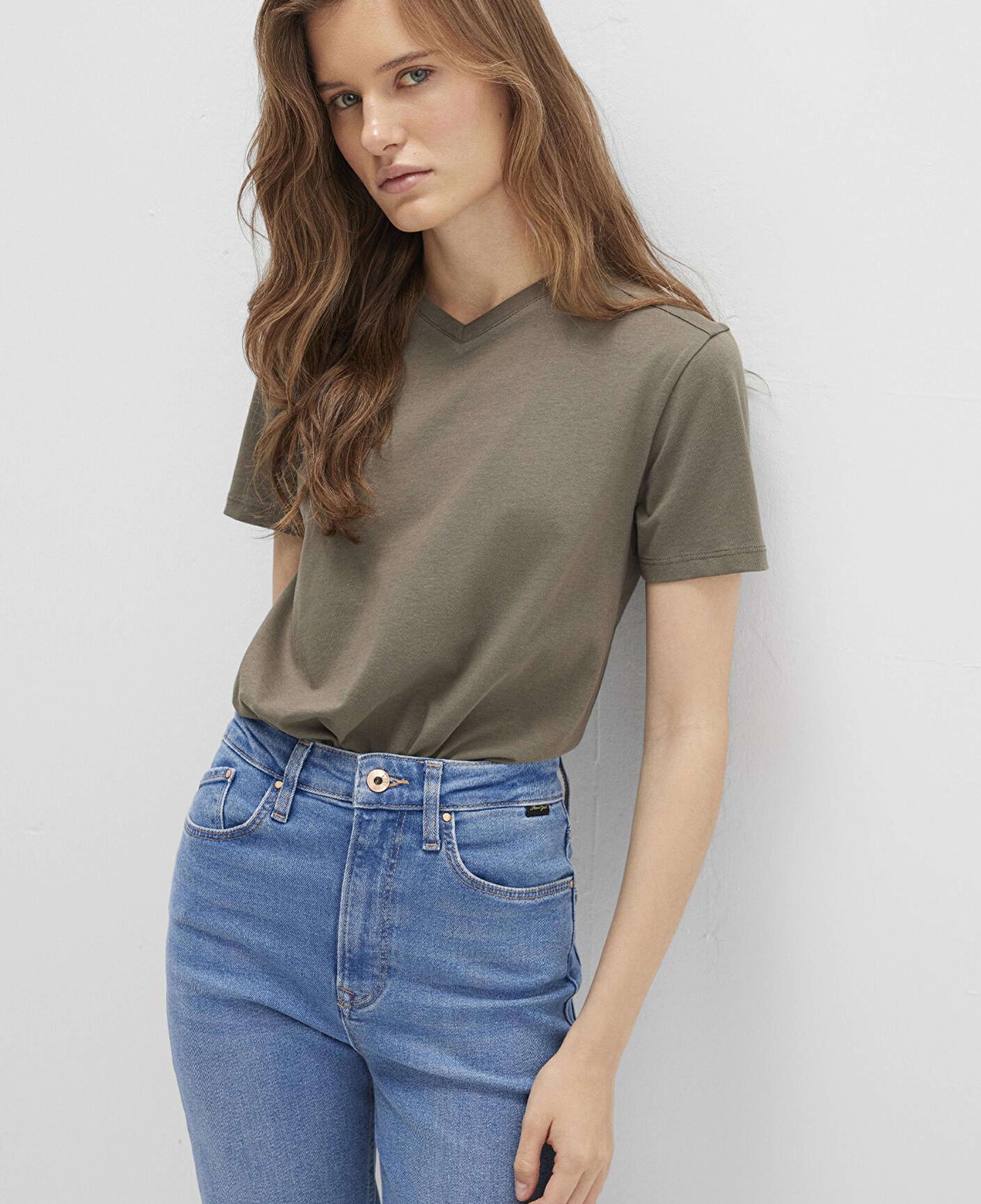 Mavi Haki Basic Tişört Slim Fit / Dar Kesim 1613536-86961