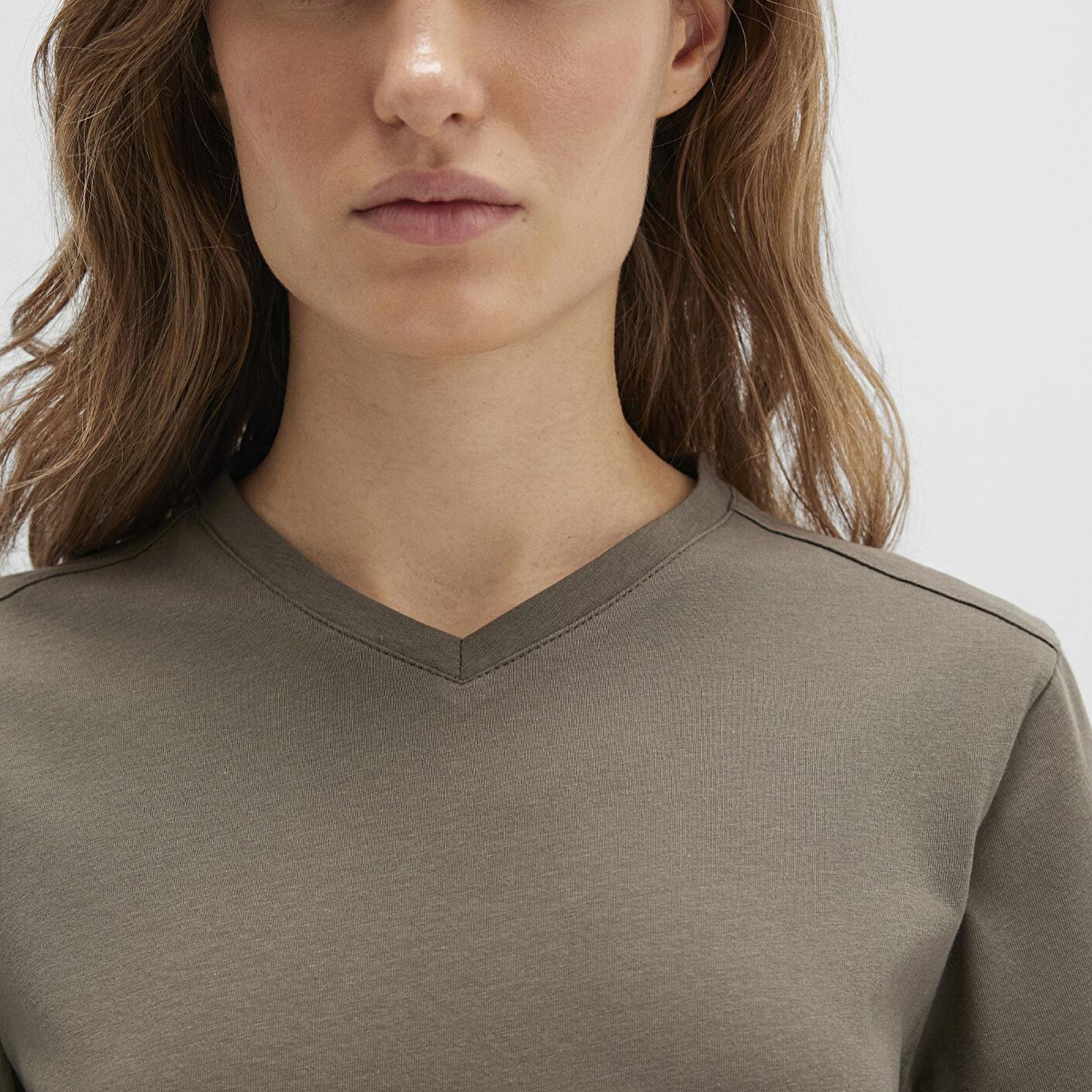 Mavi Haki Basic Tişört Slim Fit / Dar Kesim 1613536-86961