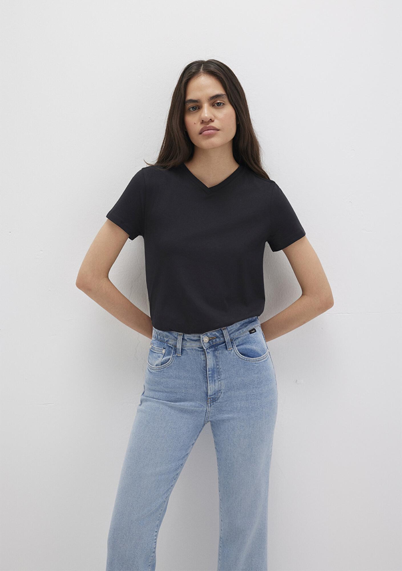 Mavi Siyah Basic Tişört Slim Fit / Dar Kesim 1613536-900