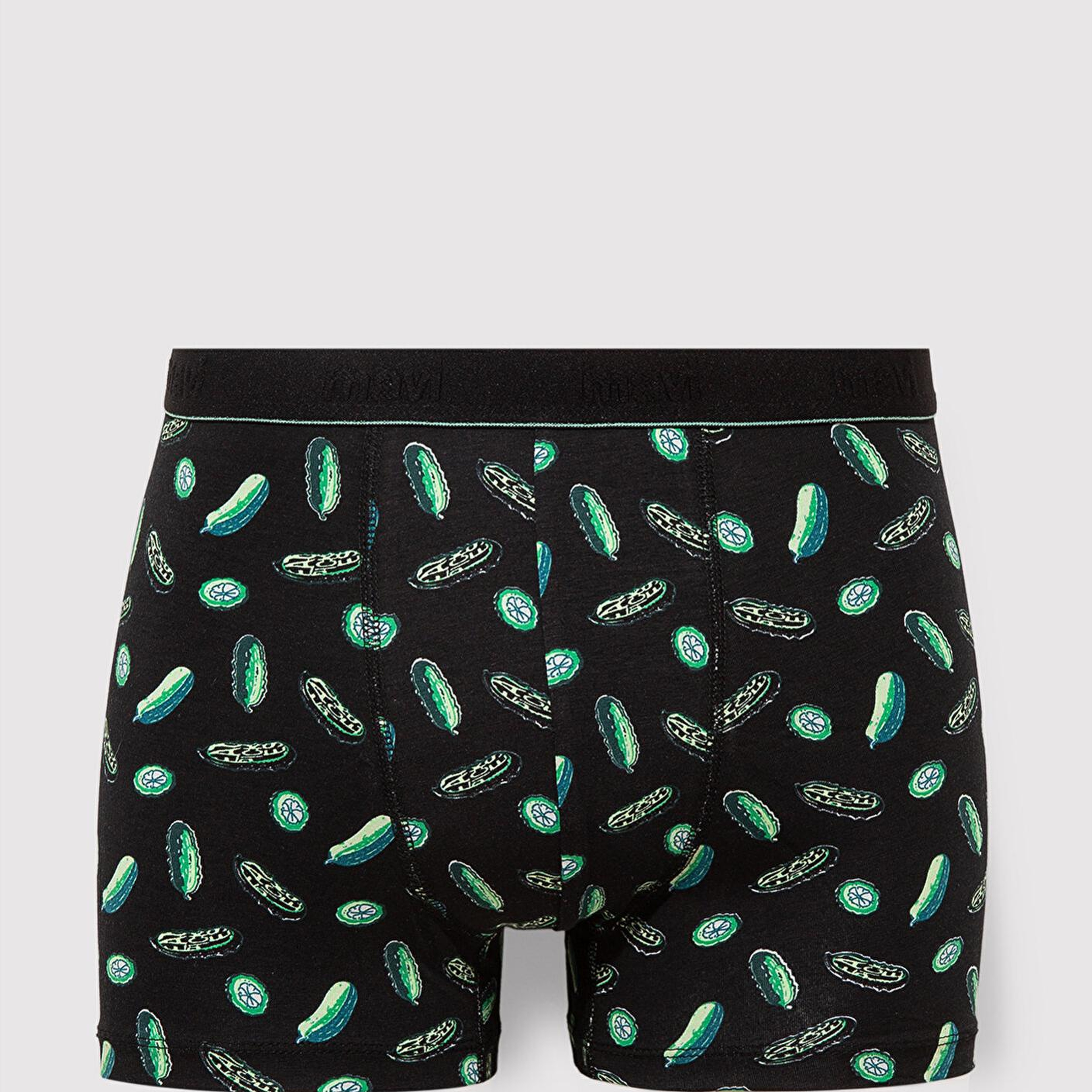 Mavi Baskılı Siyah Boxer 0911979-900