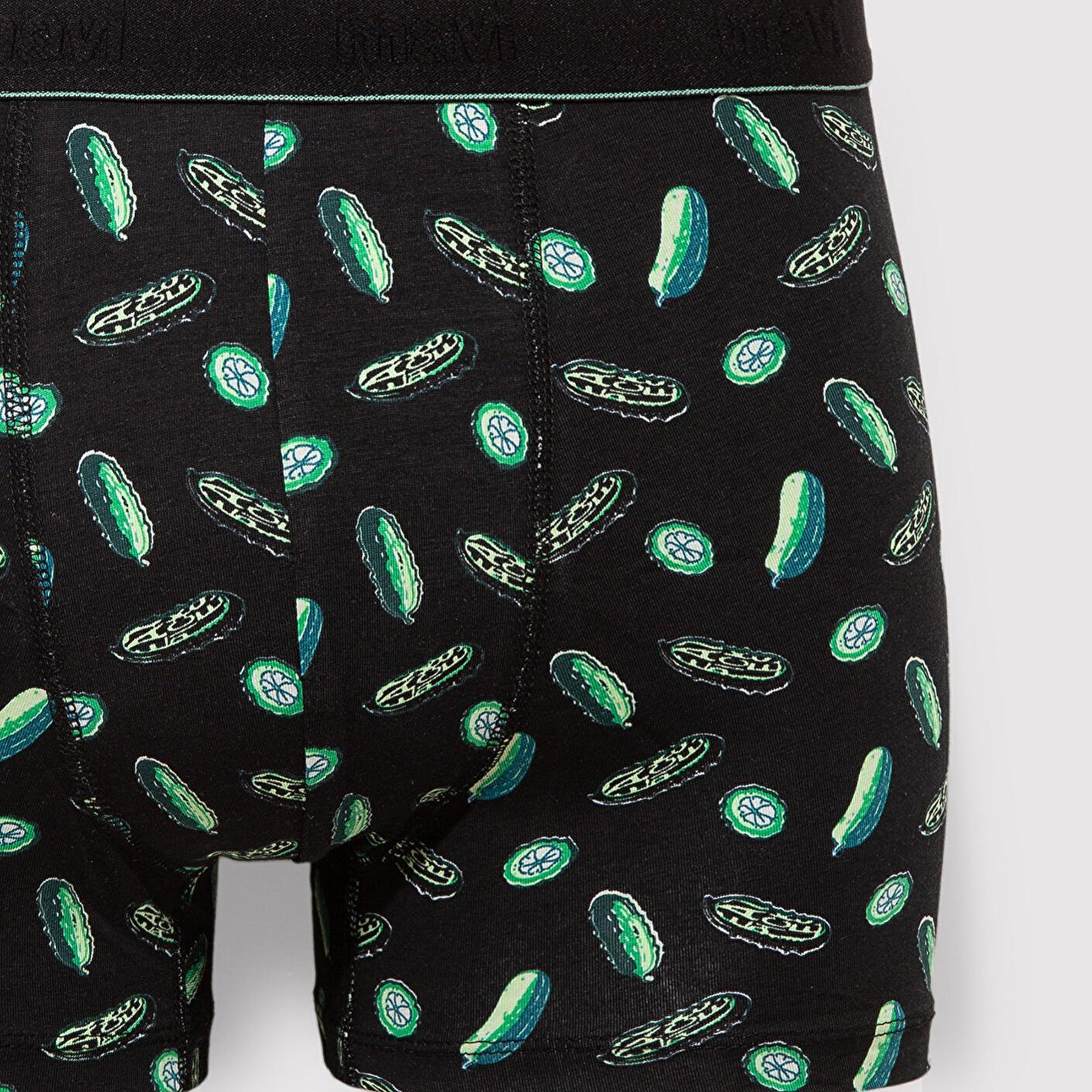 Mavi Baskılı Siyah Boxer 0911979-900