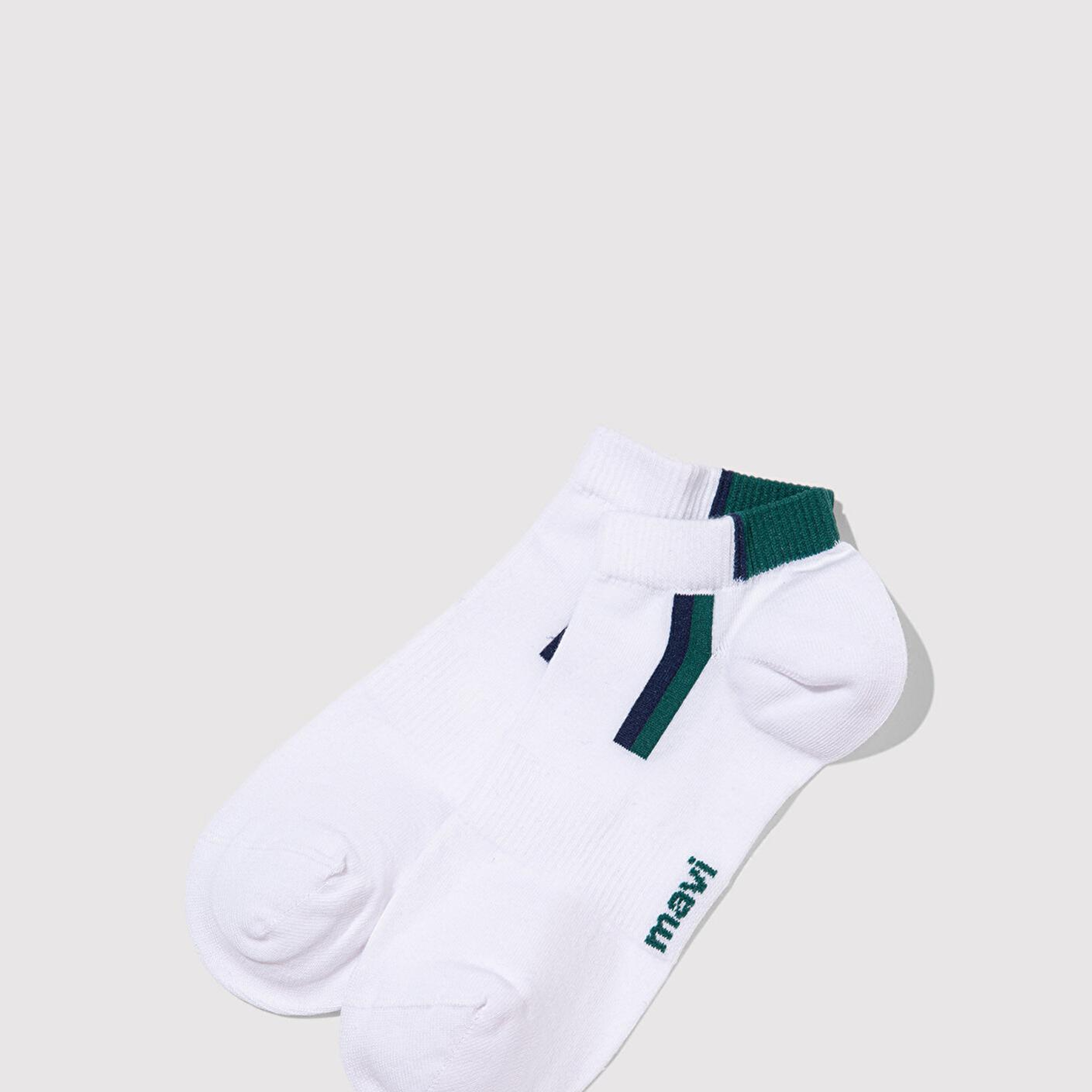 Mavi Beyaz Patik Çorap 0910519-20454