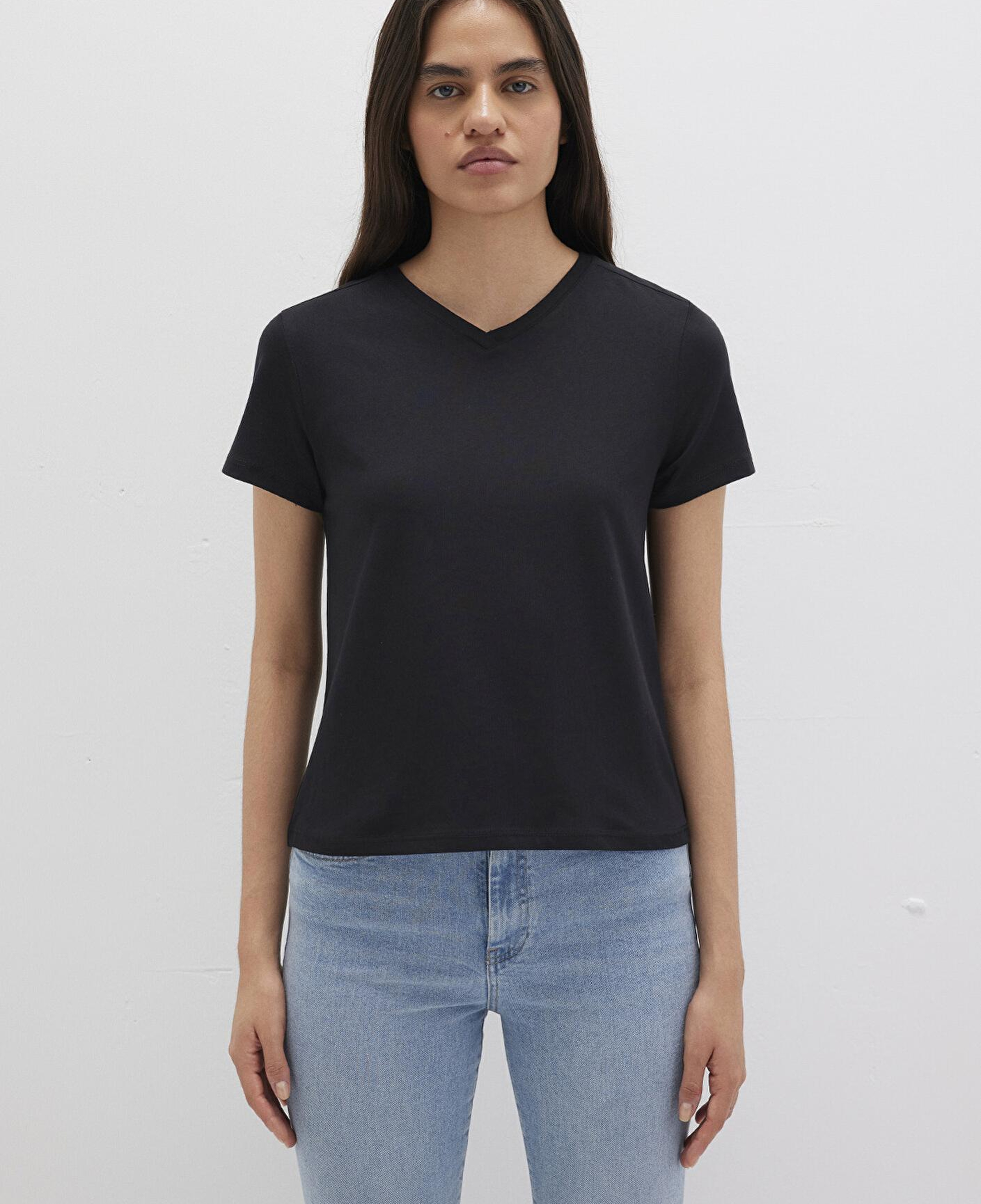 Mavi Siyah Basic Tişört Slim Fit / Dar Kesim 1613536-900