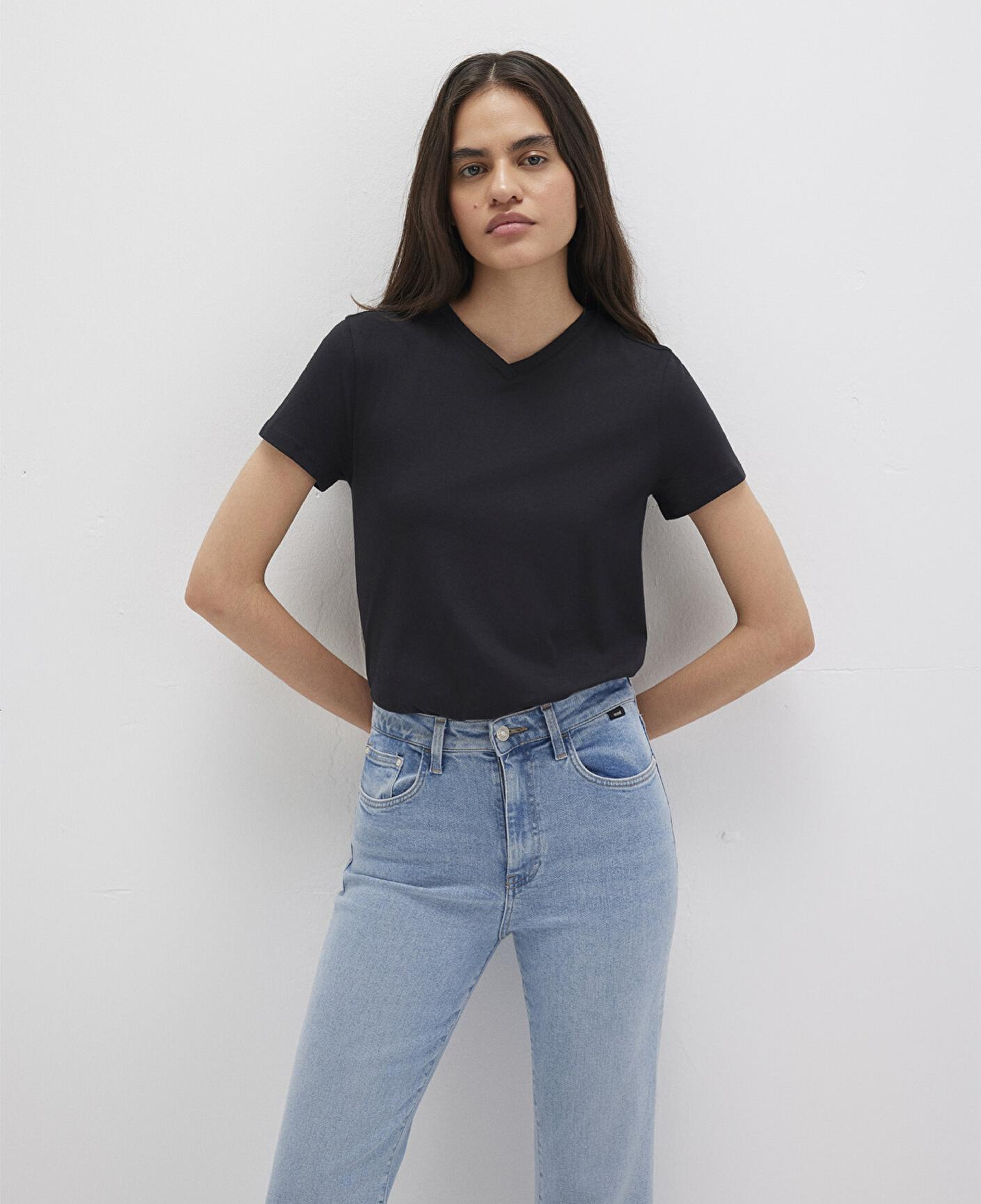 Mavi Siyah Basic Tişört Slim Fit / Dar Kesim 1613536-900