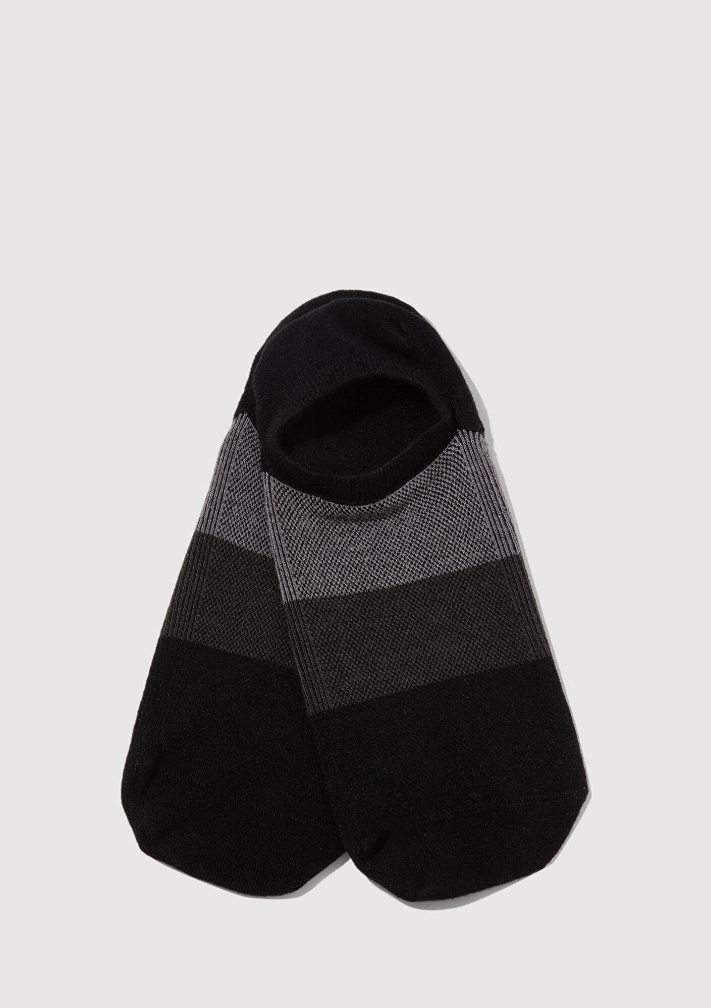 Mavi Siyah Babet Çorap 0911956-900